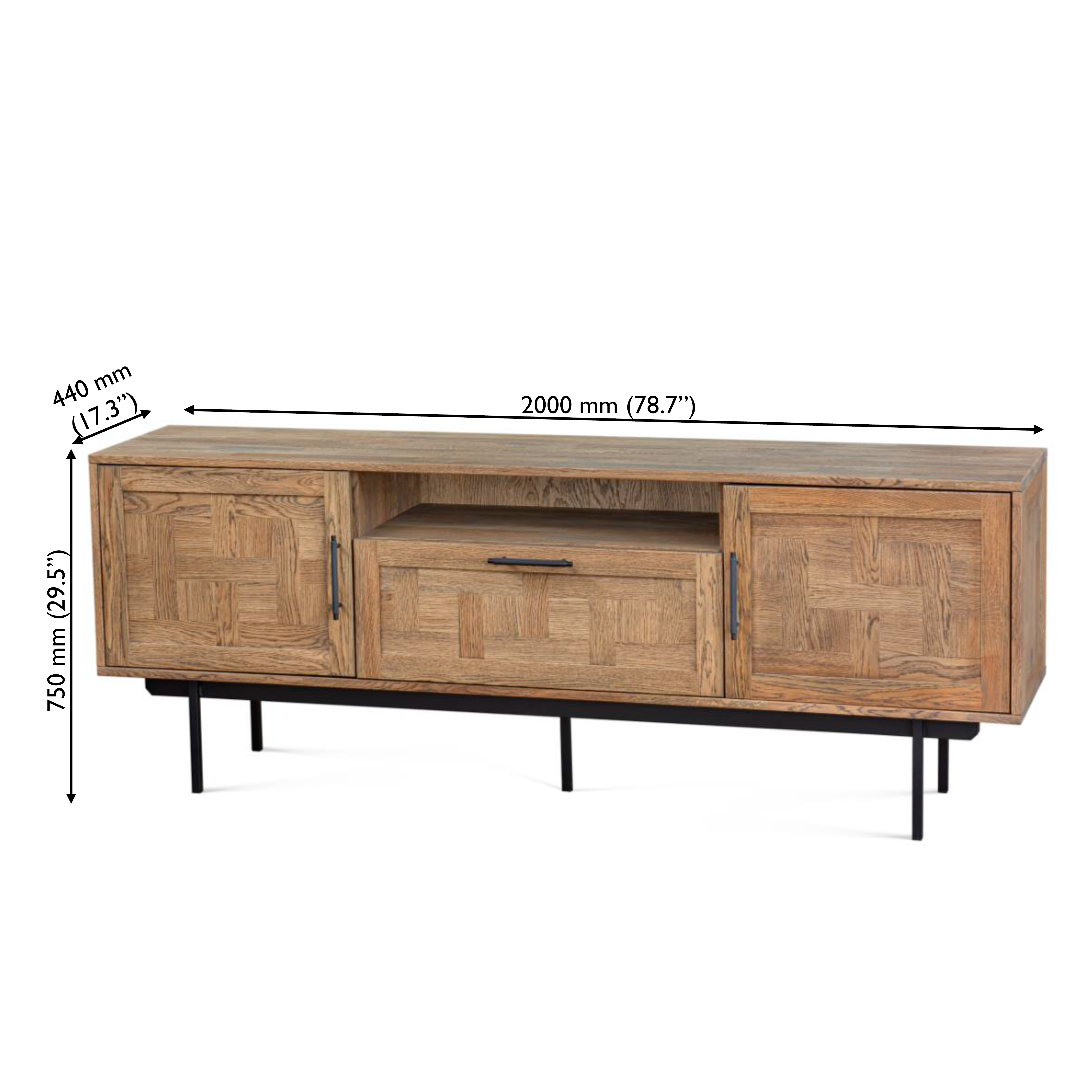 Biwa Sideboard 2 Doors & 1 Drawer