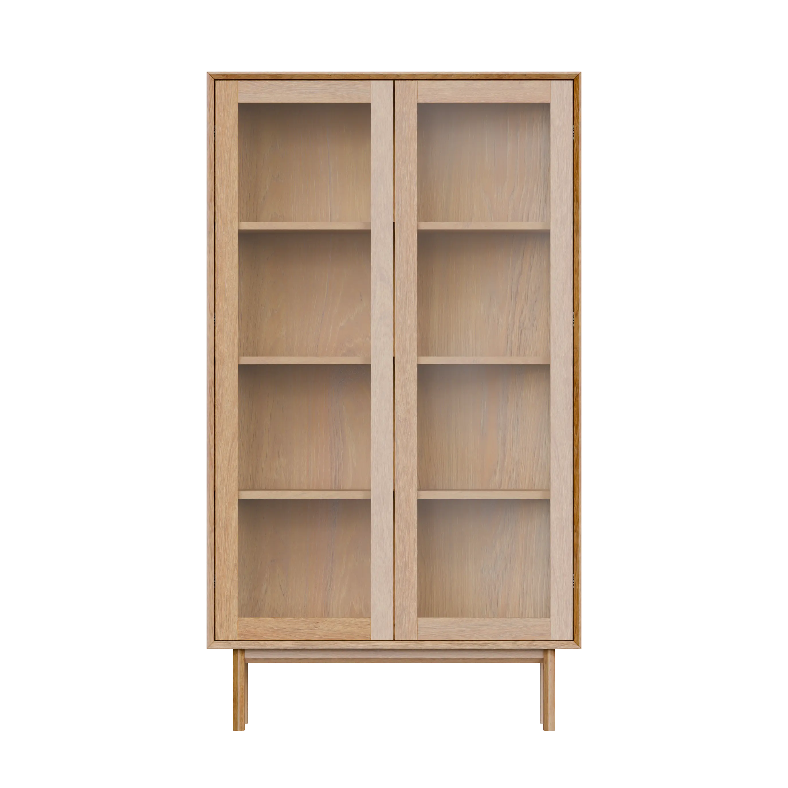 Veneto Italia Cabinets Kodama Glass Cabinet 2 Doors