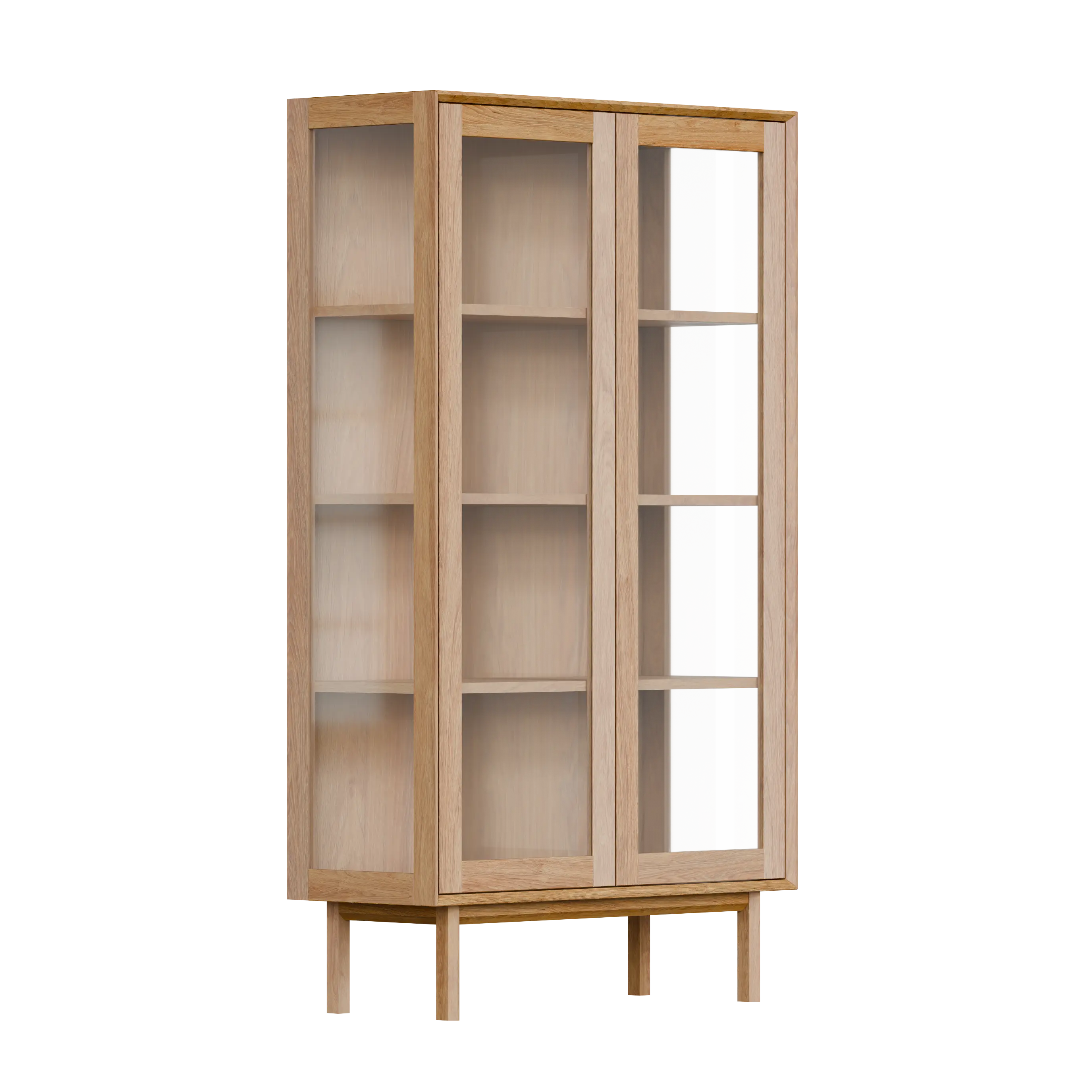 Veneto Italia Cabinets Kodama Glass Cabinet 2 Doors