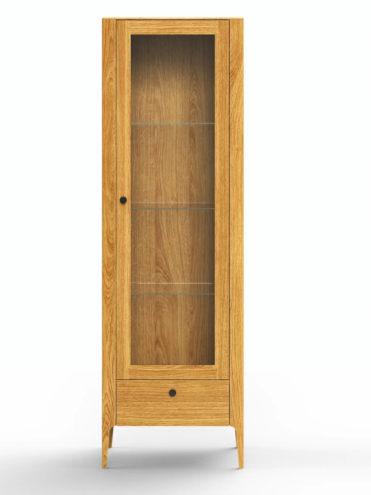 Veneto Italia Cabinets Müritz One Door Glass Cabinet