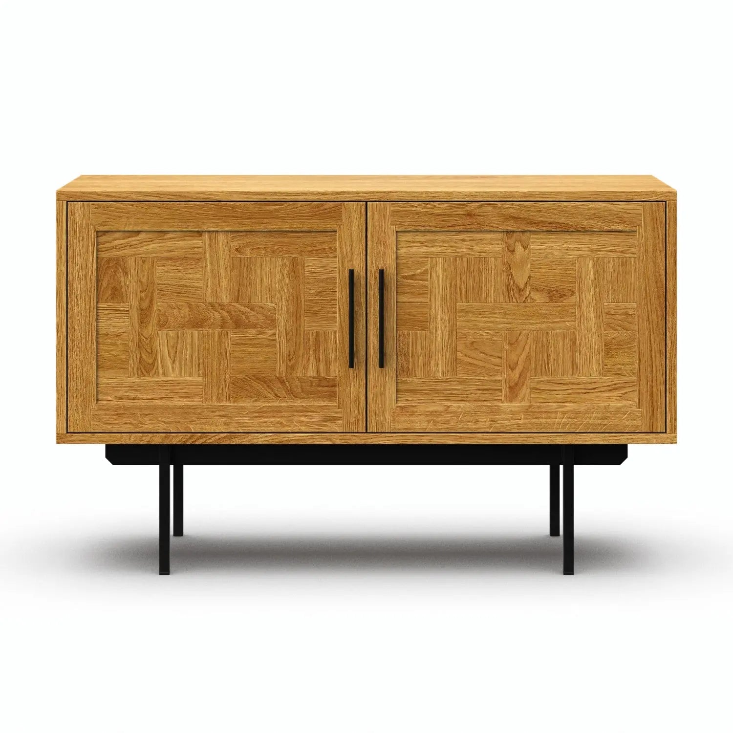 Veneto Italia Sideboards Biwa Short Sideboard with Patterned Doors