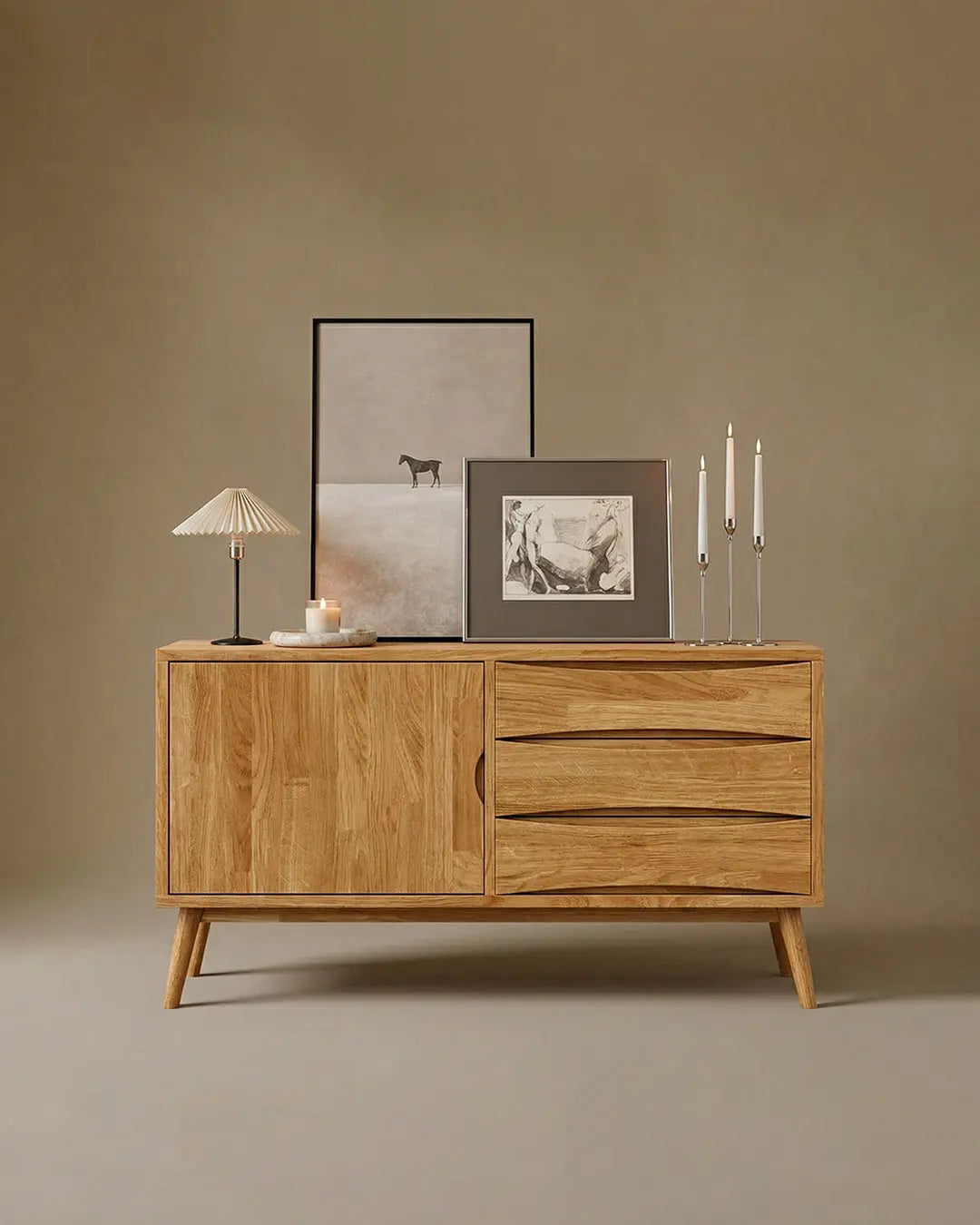 Veneto Italia Sideboards Erie One Door Sideboard