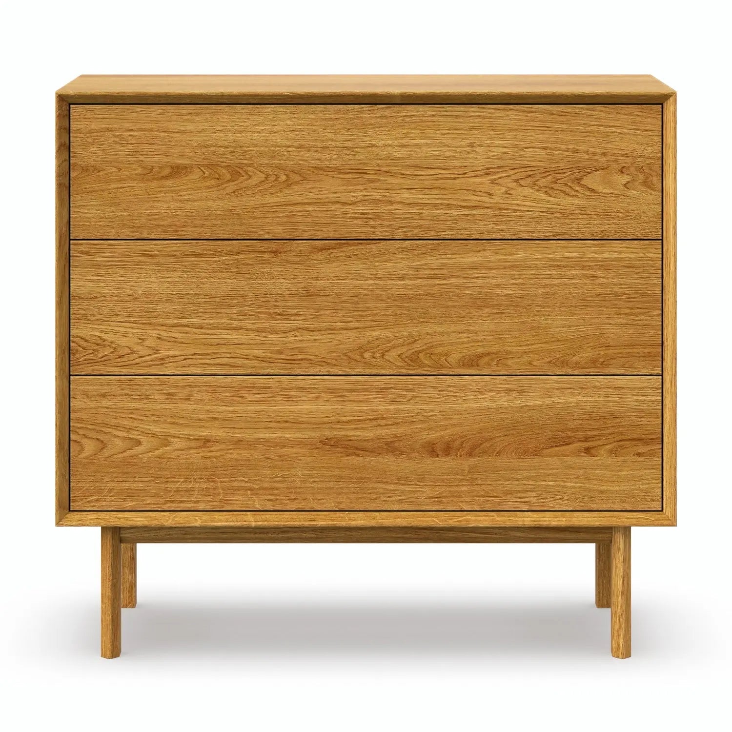 Veneto Italia Sideboards Kodama Sideboard Three Drawers – Minimalist Oak Cabinet
