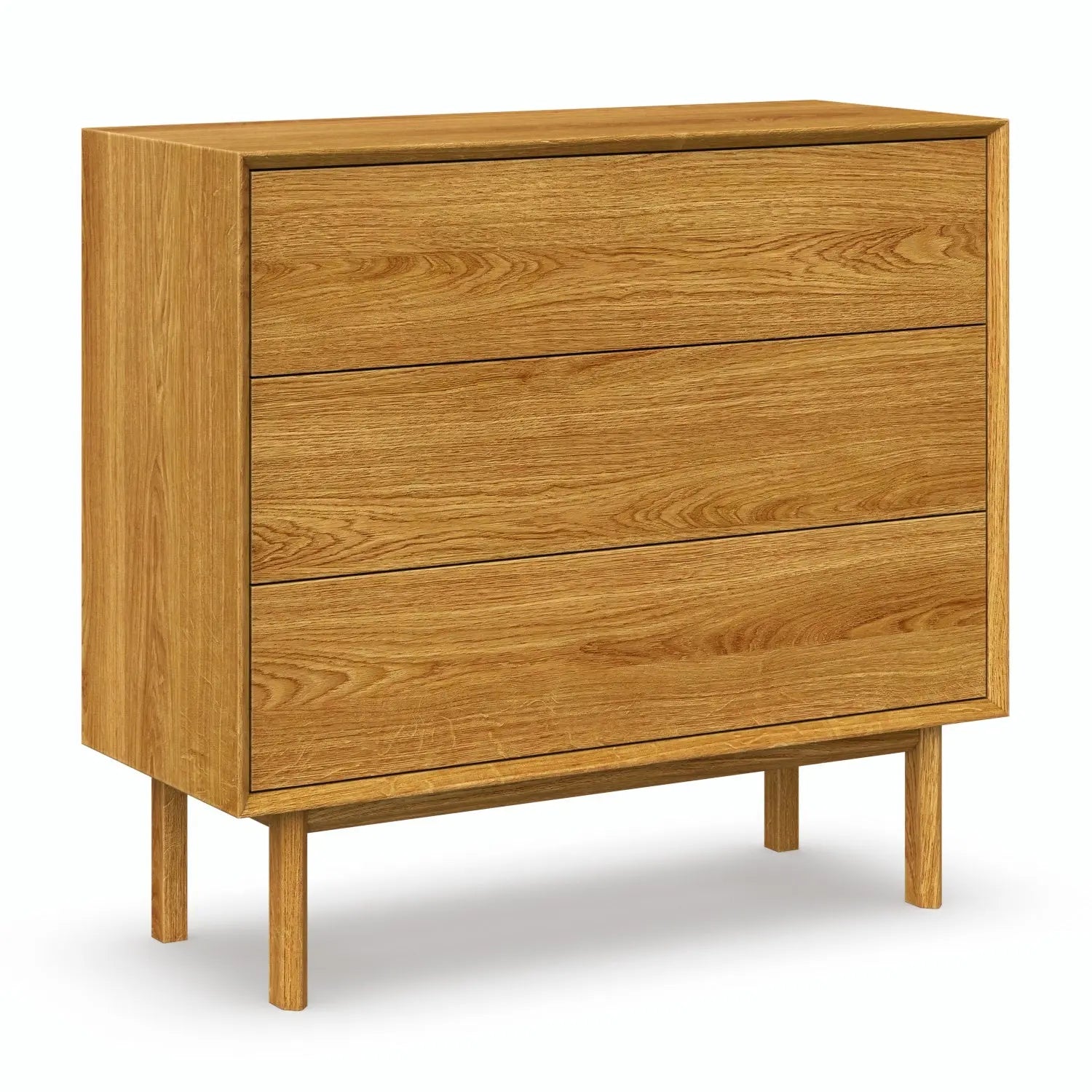 Veneto Italia Sideboards Kodama Sideboard Three Drawers – Minimalist Oak Cabinet