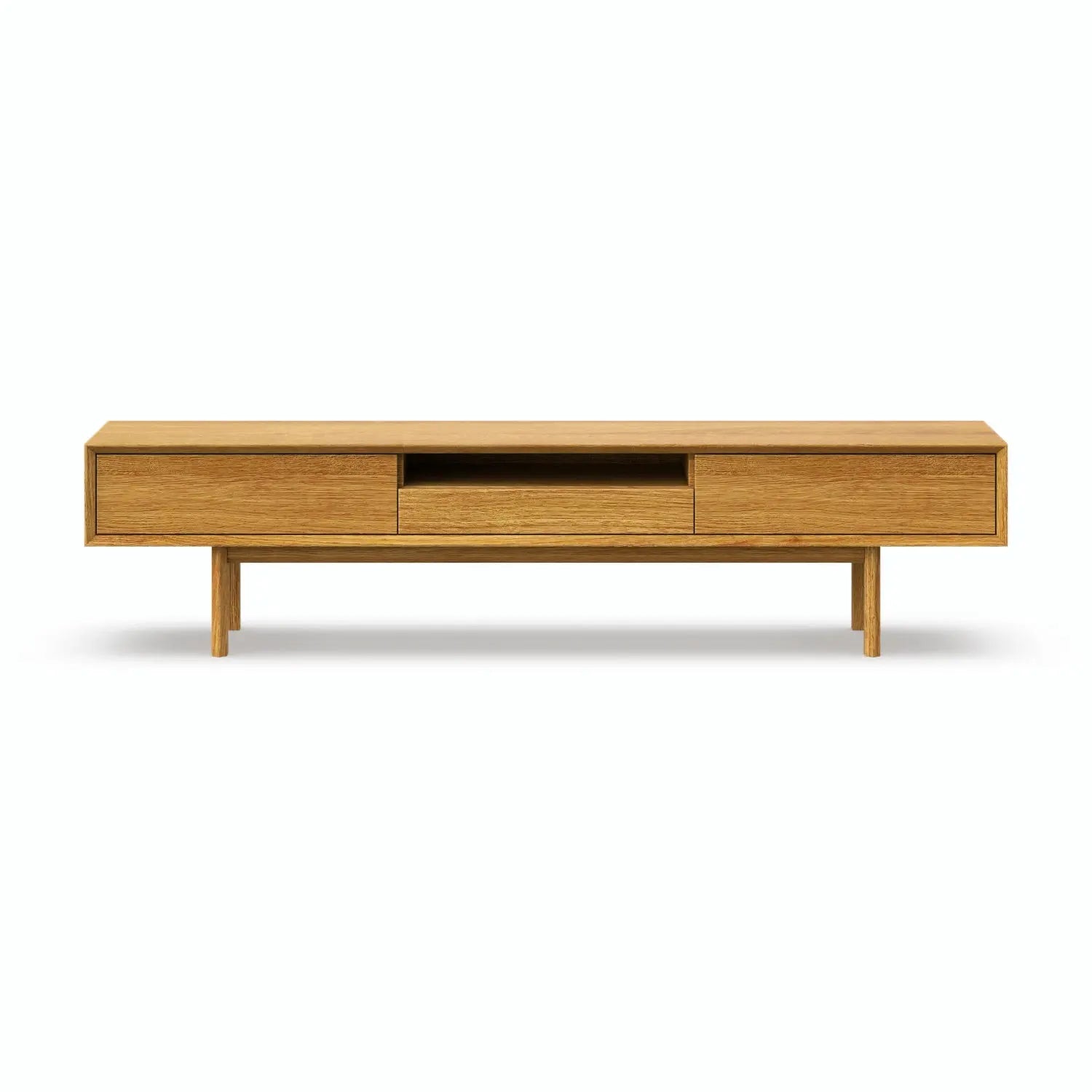 Veneto Italia TV Stands Kodama TV Stand – Modern Oak Centerpiece