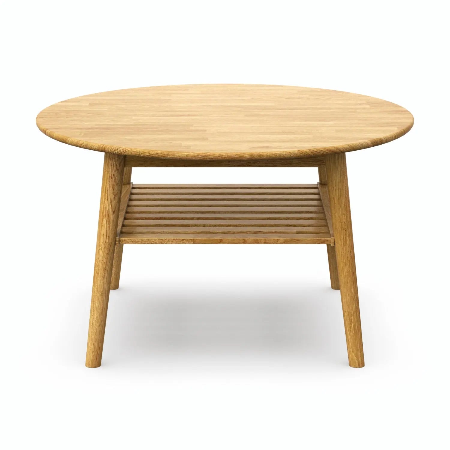 Veneto Italia Tables Erie Round Coffee Table with Shelf