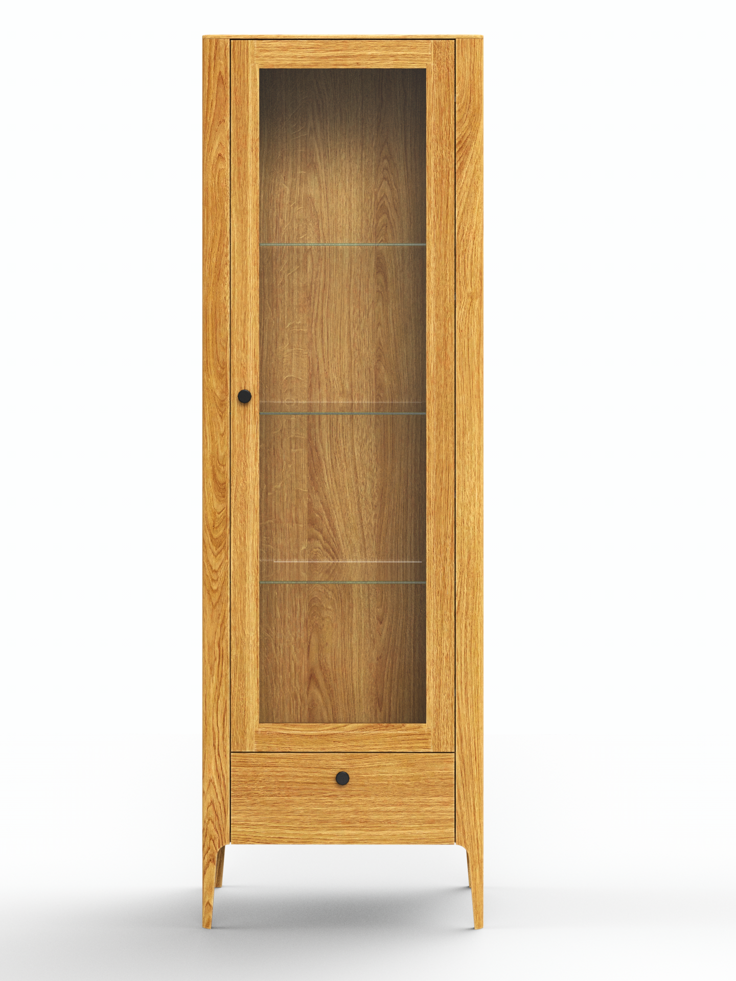 Müritz One Door Glass Cabinet
