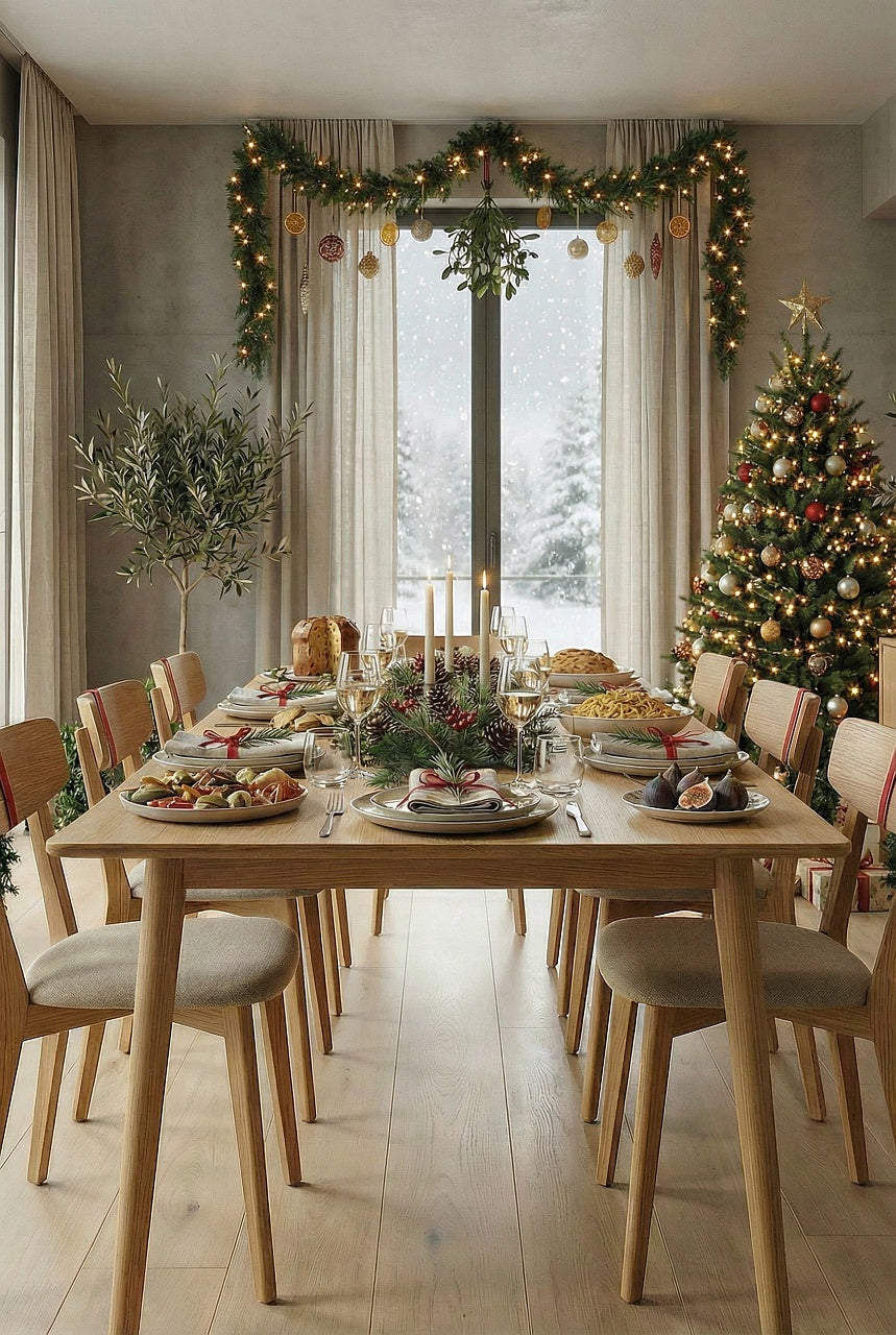 Modern Italian furniture crafted from slow-growing FSC-certified oak