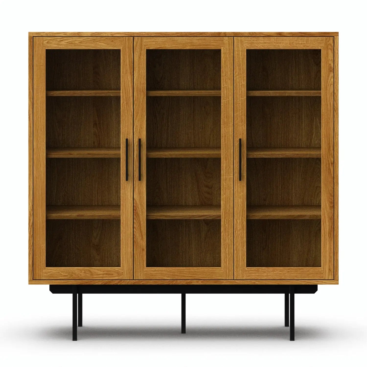Veneto Italia Cabinets Biwa Highboard with Glass Doors