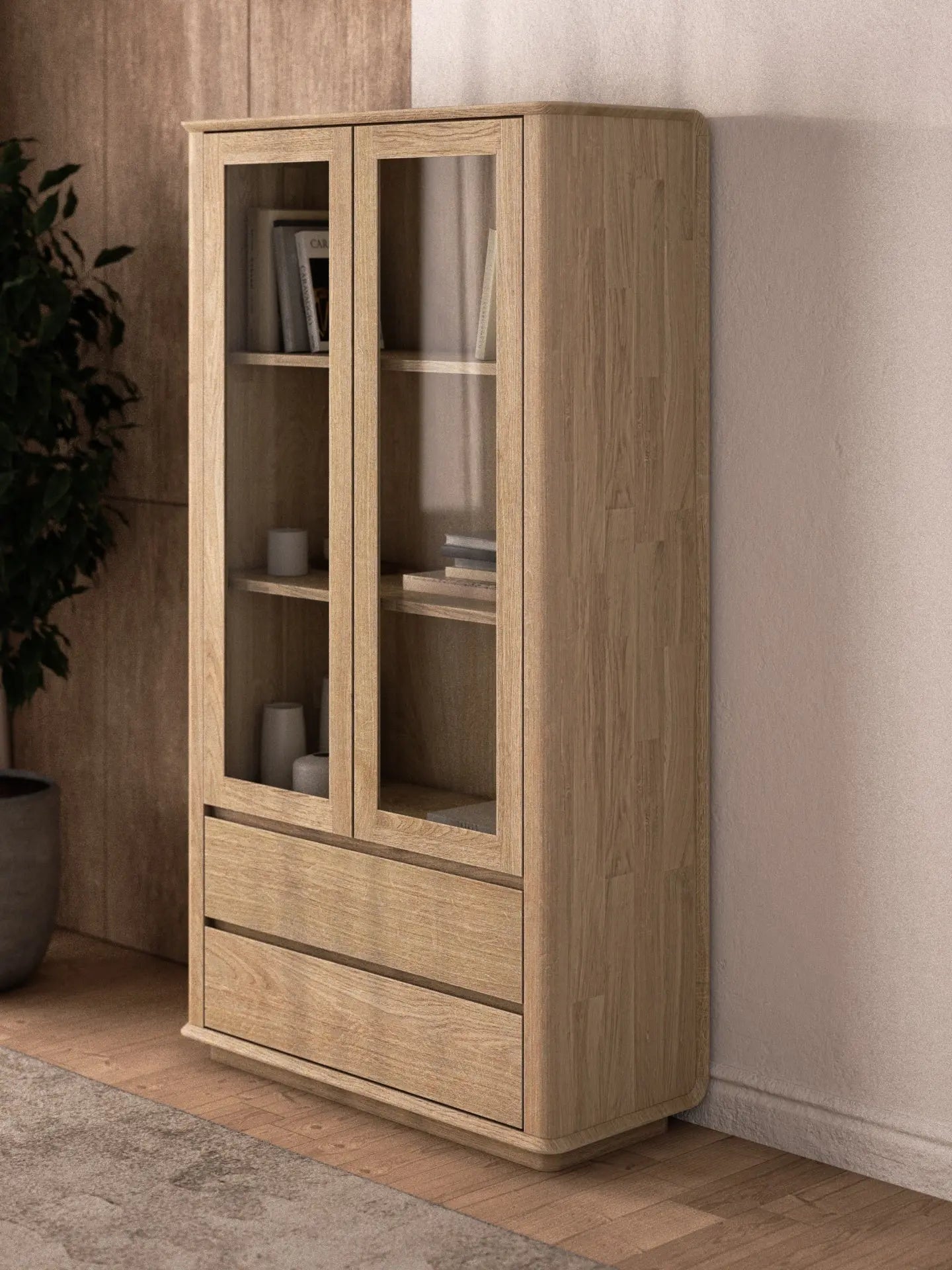 Veneto Italia Cabinets Cwellyn Glass Cabinet