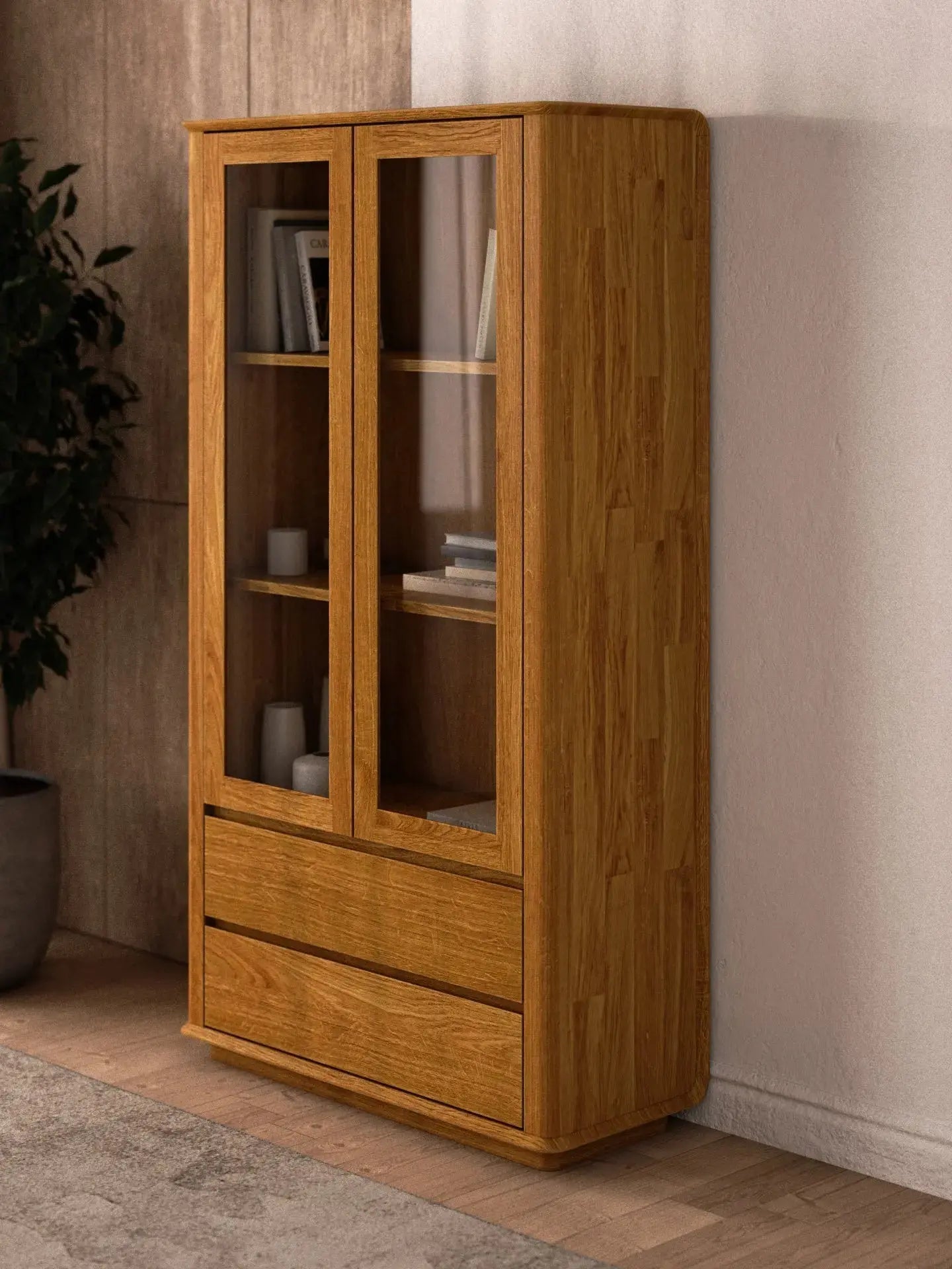 Veneto Italia Cabinets Cwellyn Glass Cabinet