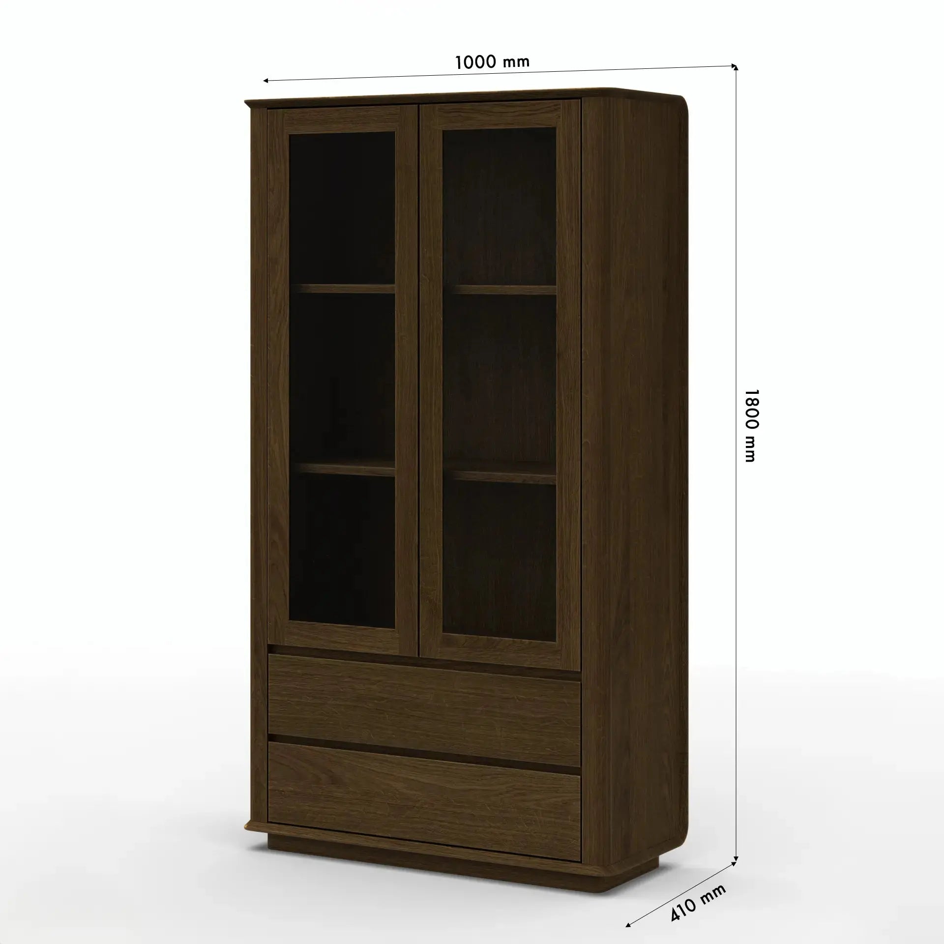 Veneto Italia Cabinets Cwellyn Glass Cabinet