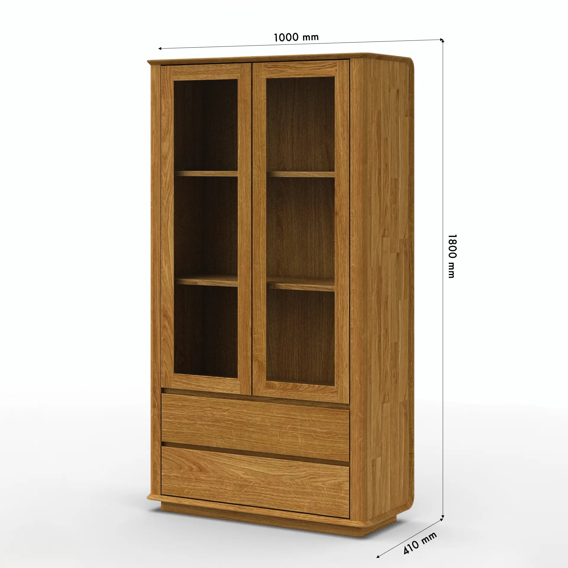 Veneto Italia Cabinets Cwellyn Glass Cabinet