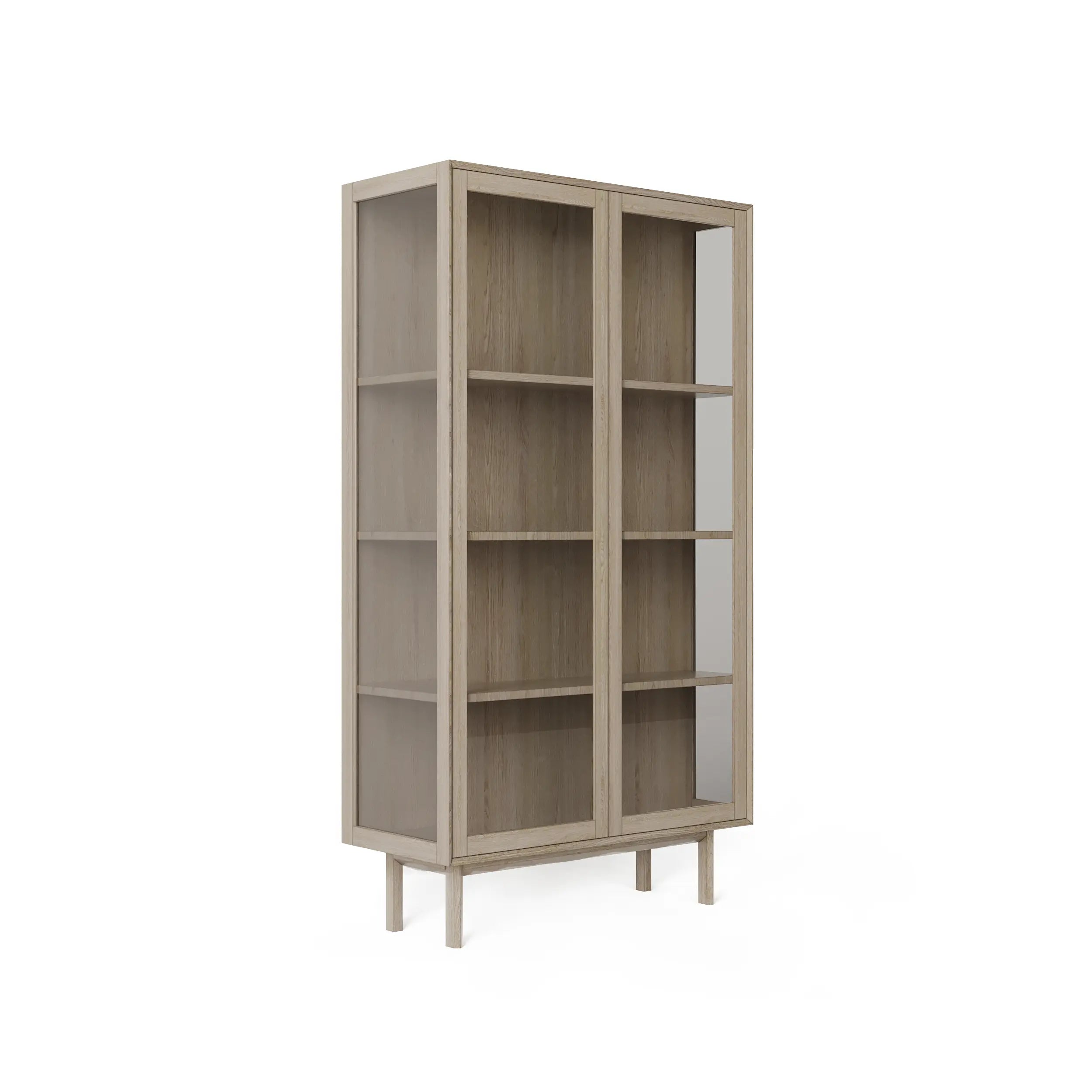 Veneto Italia Cabinets Kodama Glass Cabinet 2 Doors