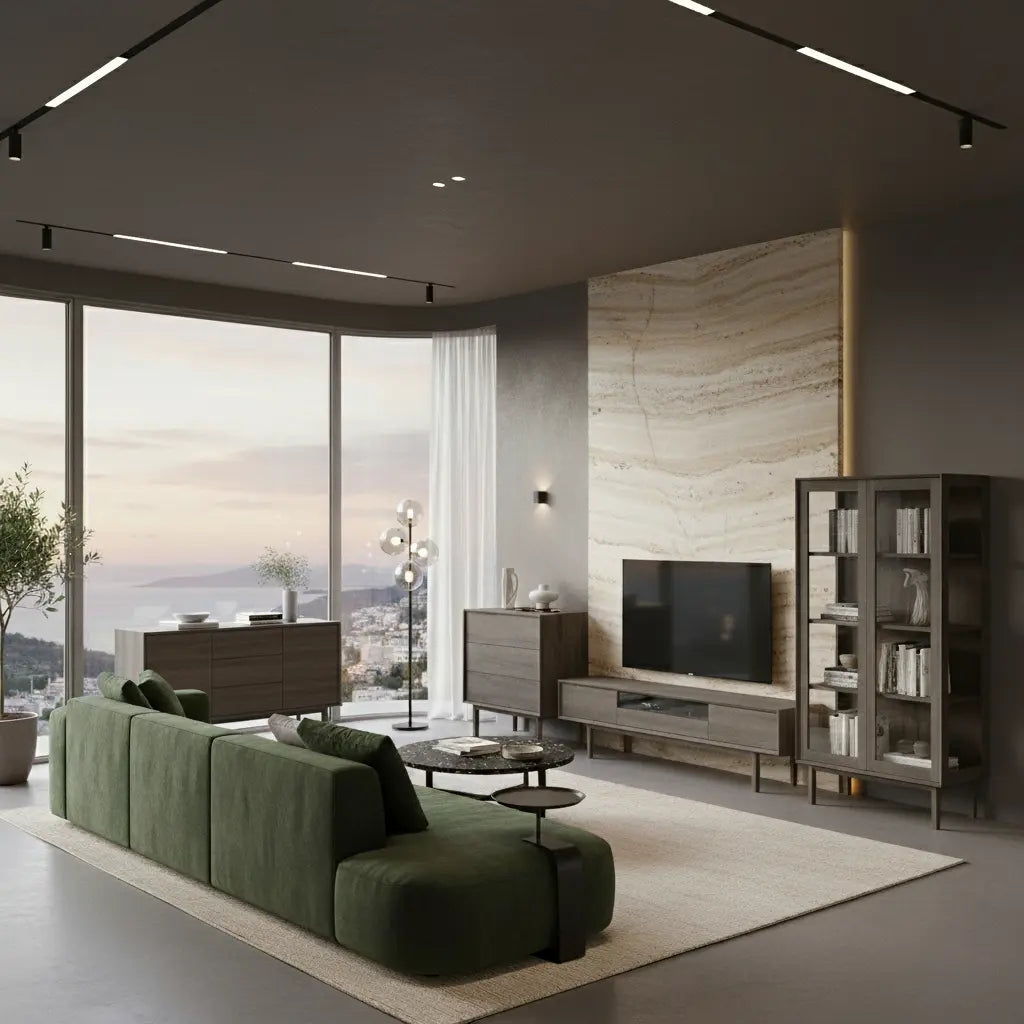 Veneto Italia Cabinets Kodama Glass Cabinet 2 Doors