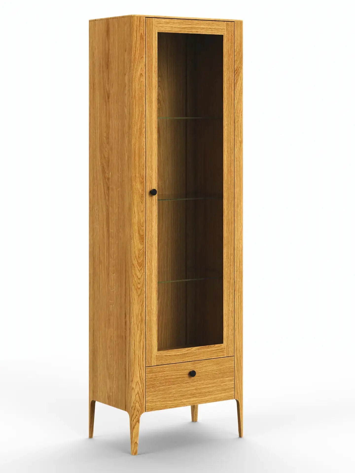 Veneto Italia Cabinets Müritz One Door Glass Cabinet