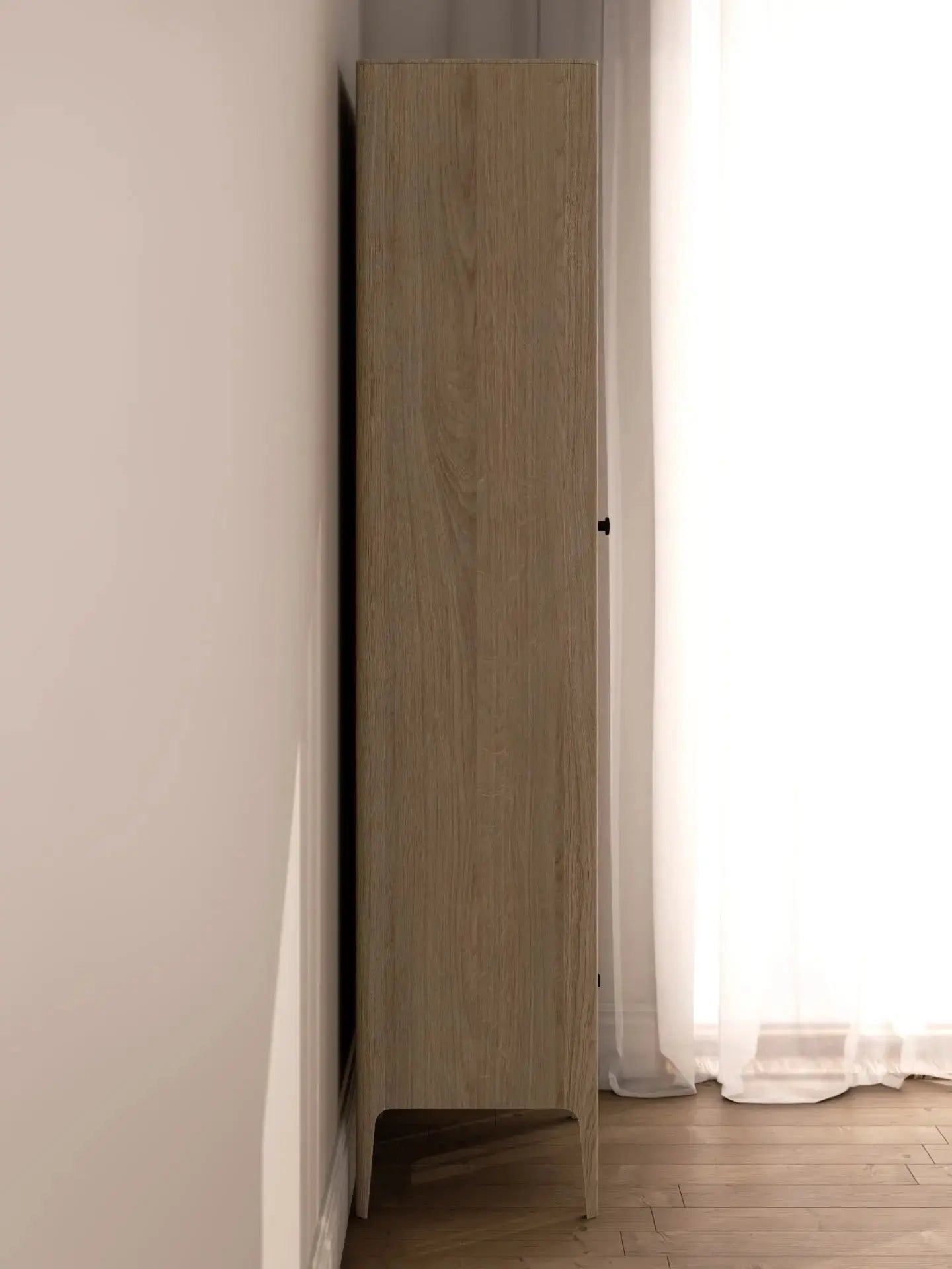 Veneto Italia Cabinets Müritz One Door Glass Cabinet