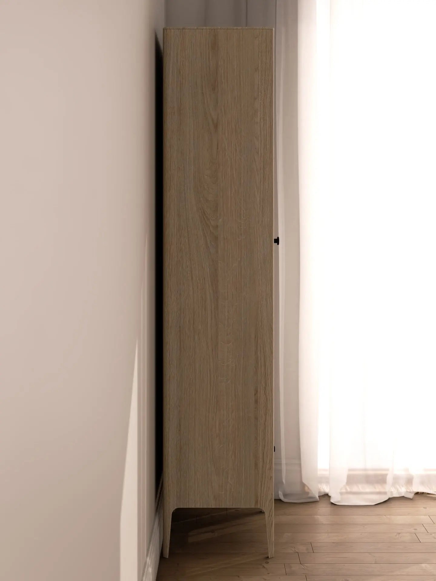 Veneto Italia Cabinets Müritz One Door Glass Cabinet