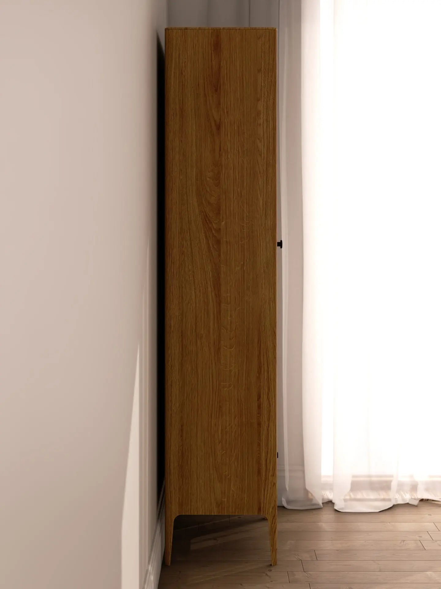 Veneto Italia Cabinets Müritz One Door Glass Cabinet