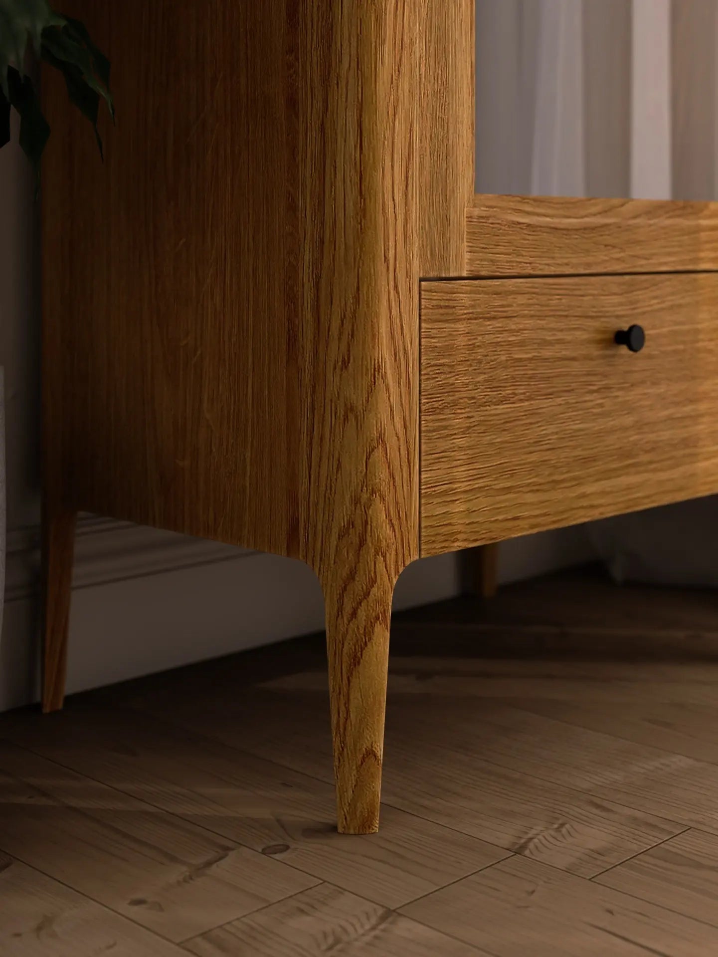 Veneto Italia Cabinets Müritz One Door Glass Cabinet