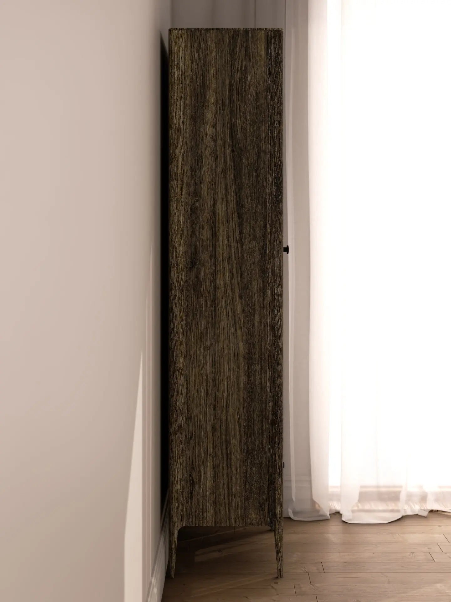 Veneto Italia Cabinets Müritz One Door Glass Cabinet