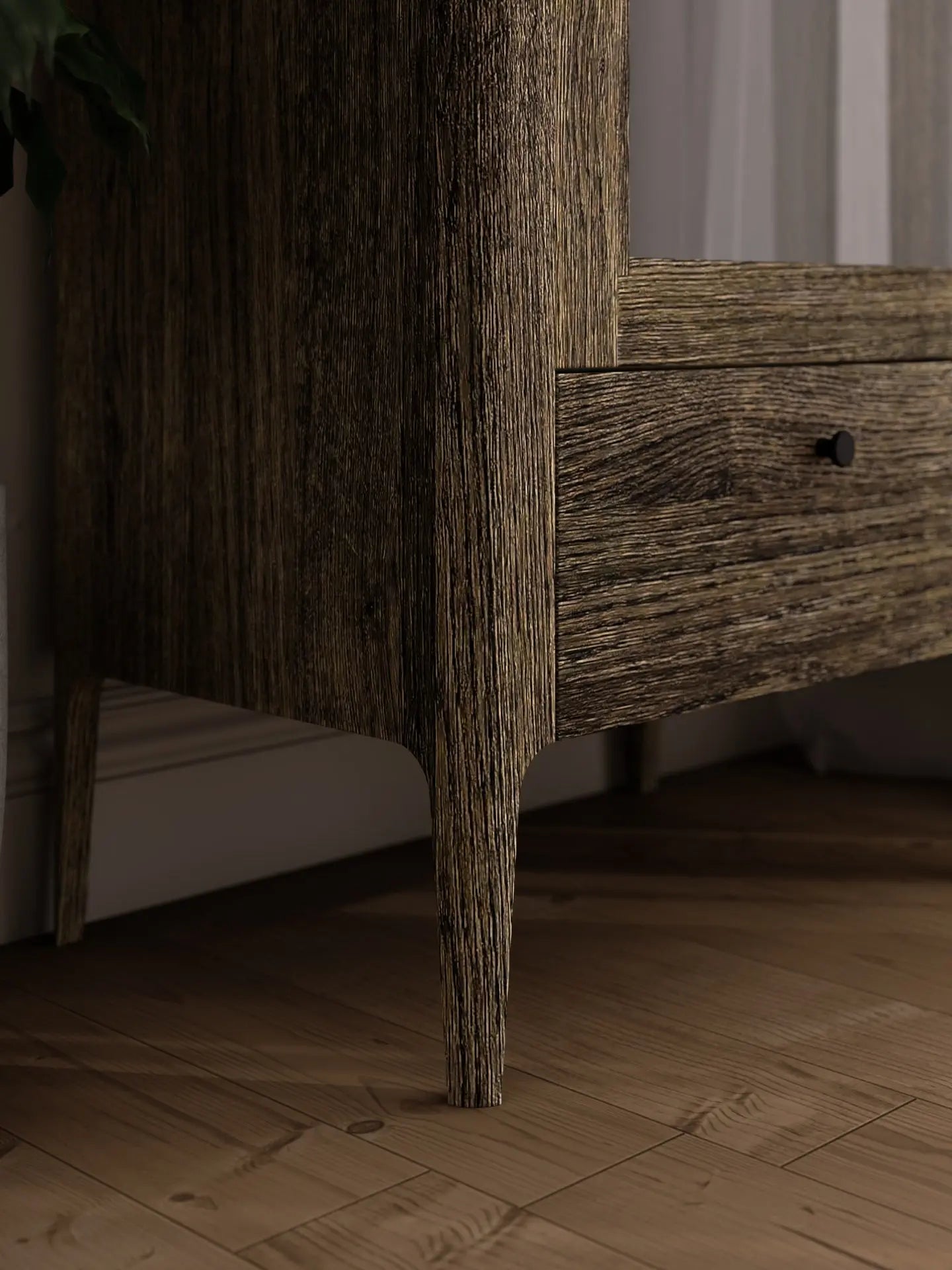 Veneto Italia Cabinets Müritz One Door Glass Cabinet