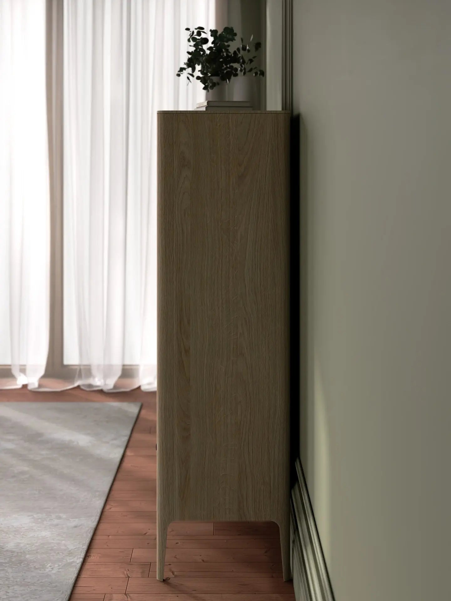 Veneto Italia Cabinets Müritz Two Doors Glass Cabinet / Highboard