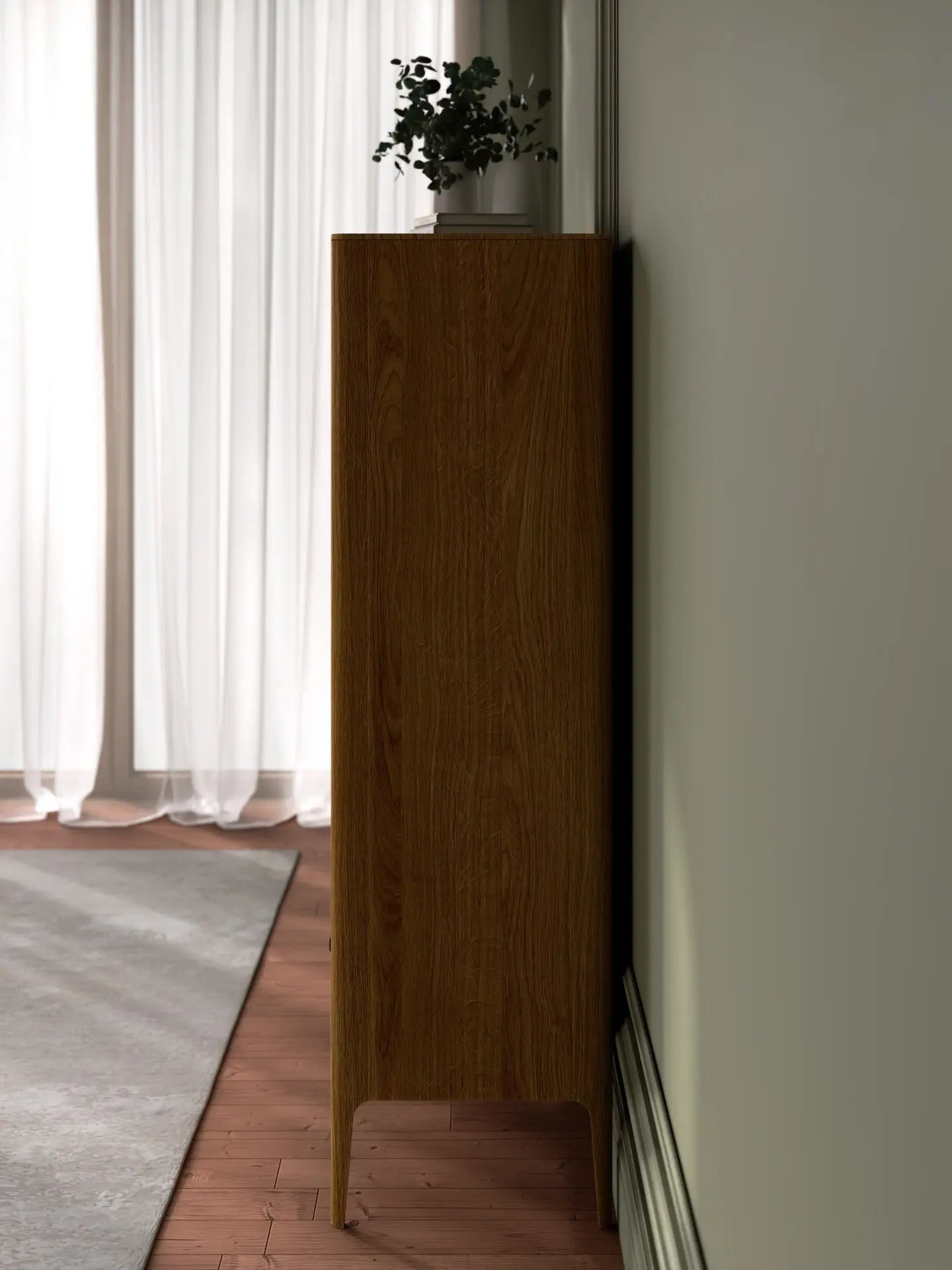 Veneto Italia Cabinets Müritz Two Doors Glass Cabinet / Highboard