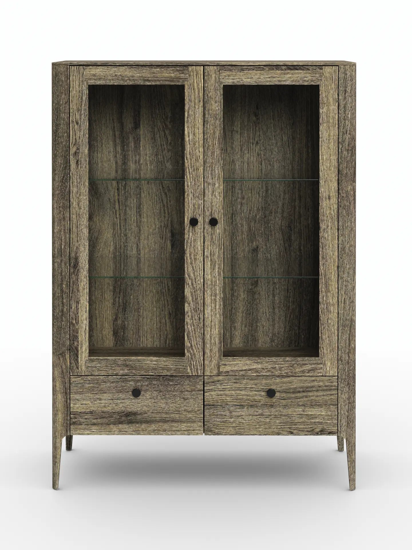 Veneto Italia Cabinets Müritz Two Doors Glass Cabinet / Highboard