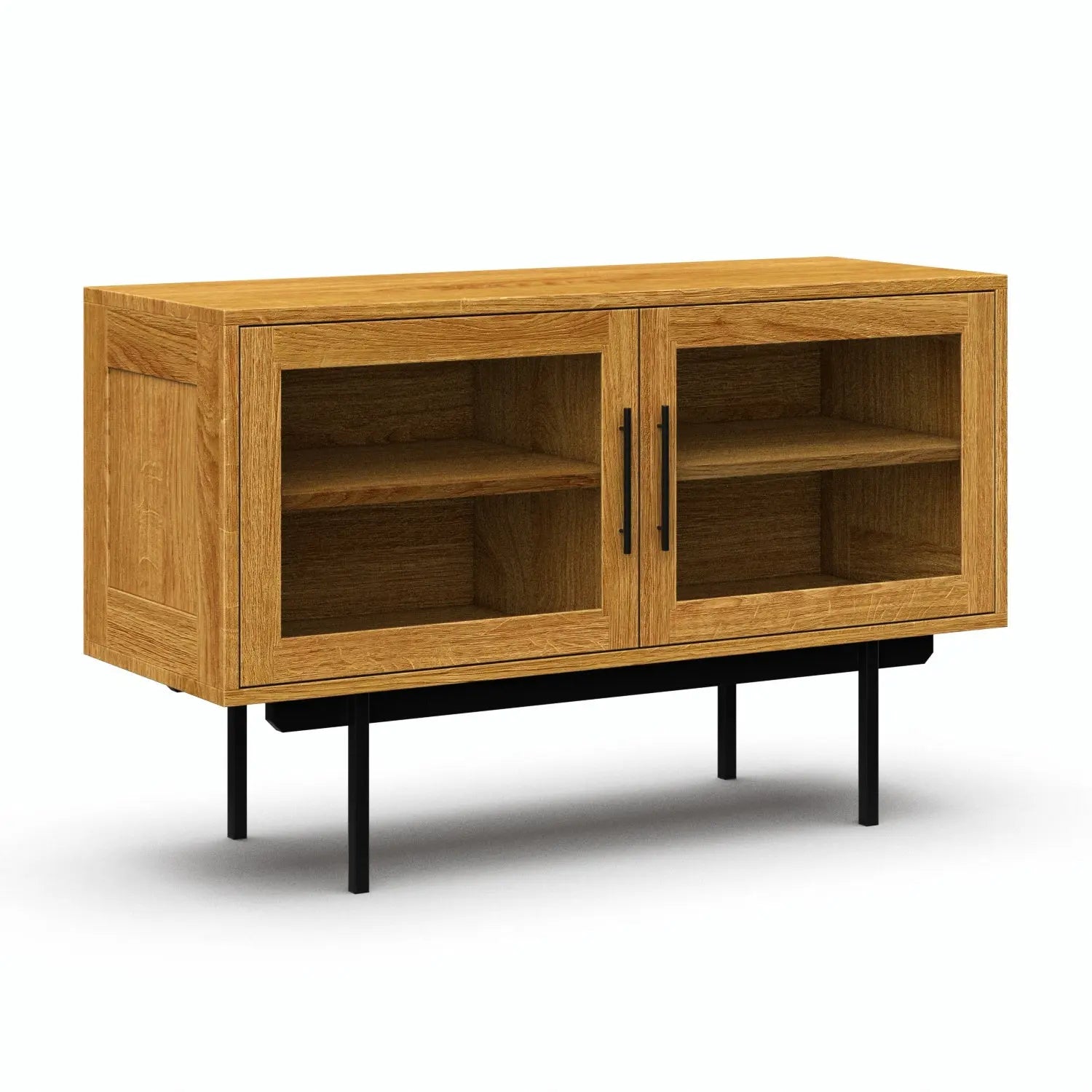 Veneto Italia Sideboards Biwa Short Sideboard with Glass Doors