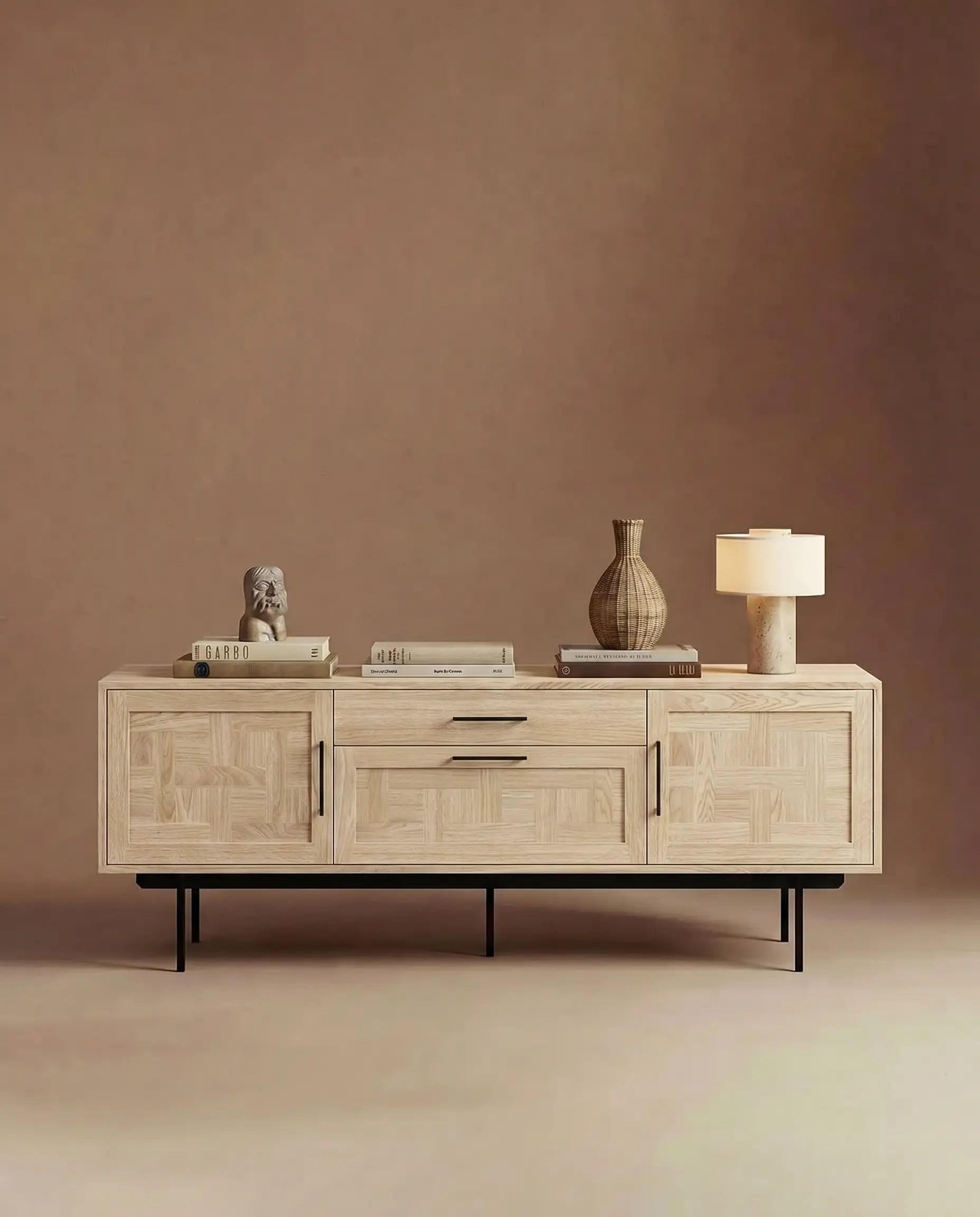 Veneto Italia Sideboards Biwa Sideboard Two Doors Two Drawers