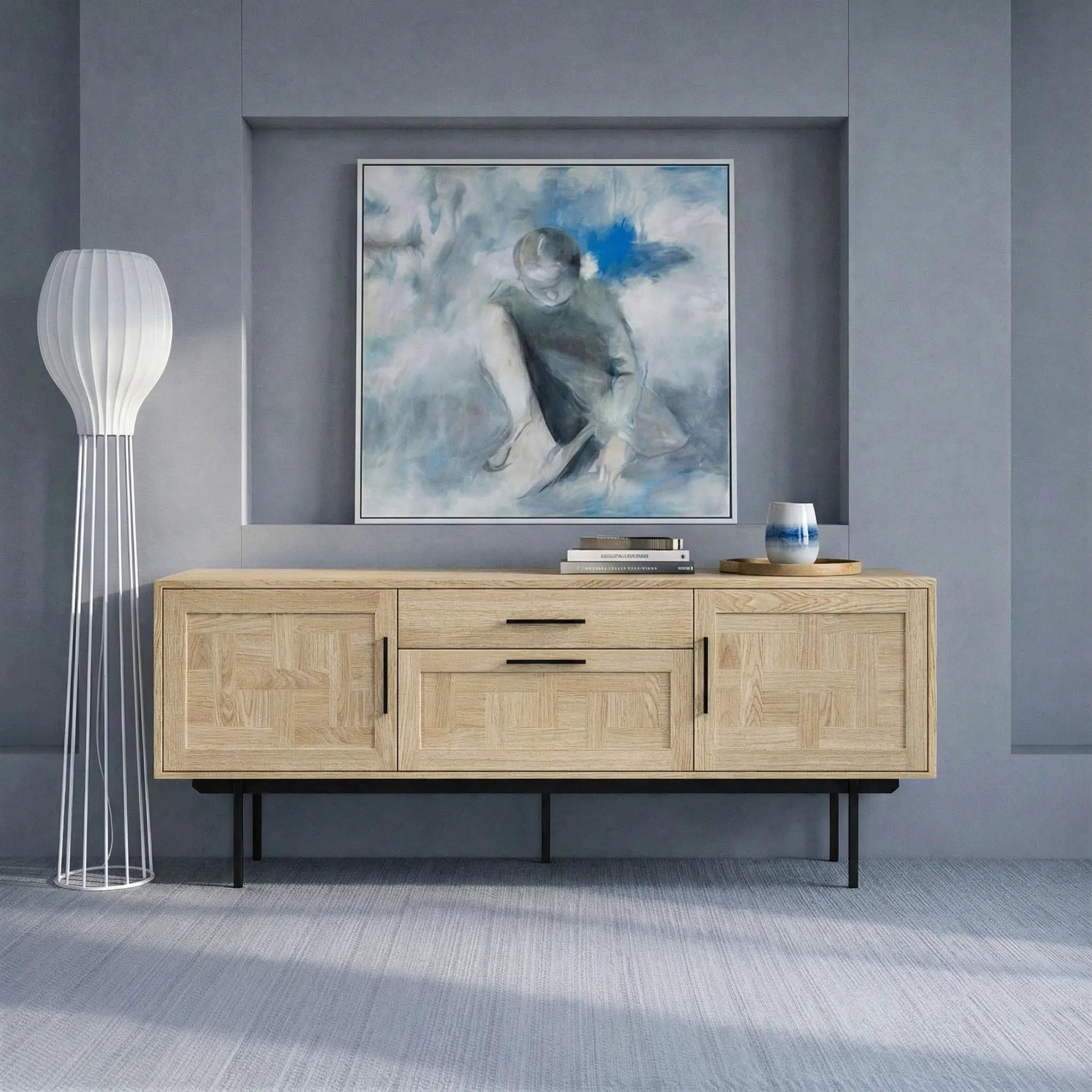 Veneto Italia Sideboards Biwa Sideboard Two Doors Two Drawers