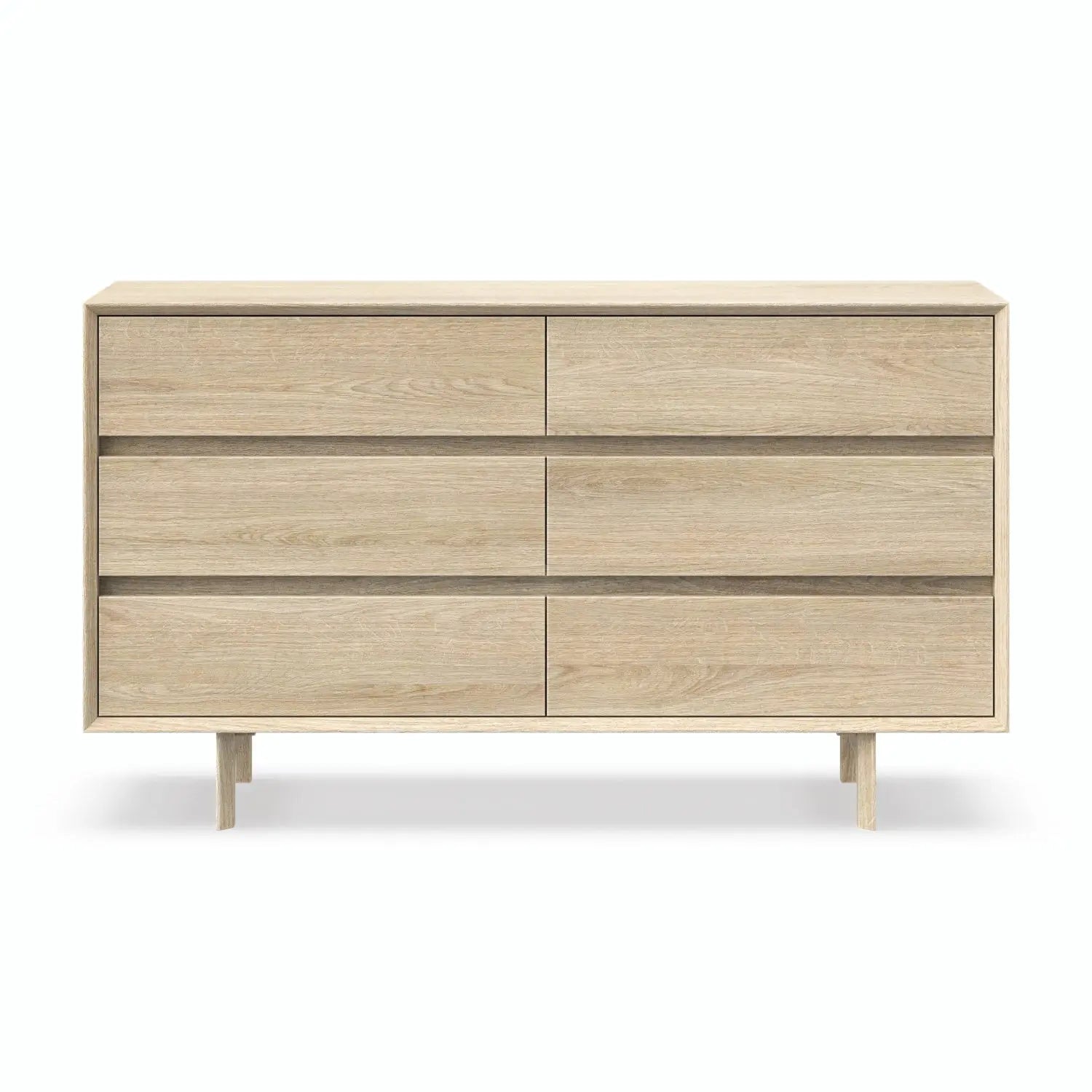 Veneto Italia Sideboards Discover Kodama Chest of Drawers – Natural Oak Storage Cabinet with Spacious Drawers