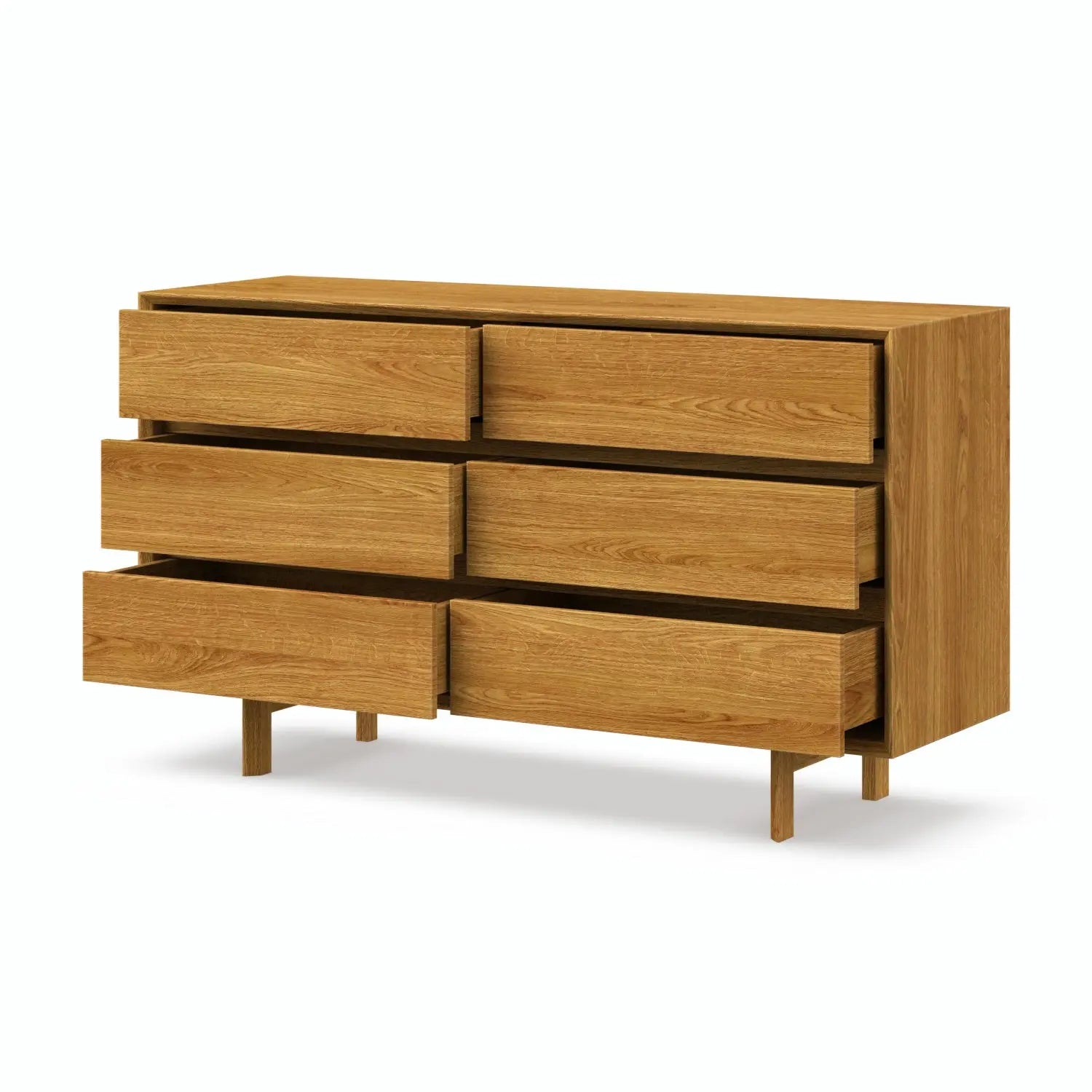 Veneto Italia Sideboards Discover Kodama Chest of Drawers – Natural Oak Storage Cabinet with Spacious Drawers
