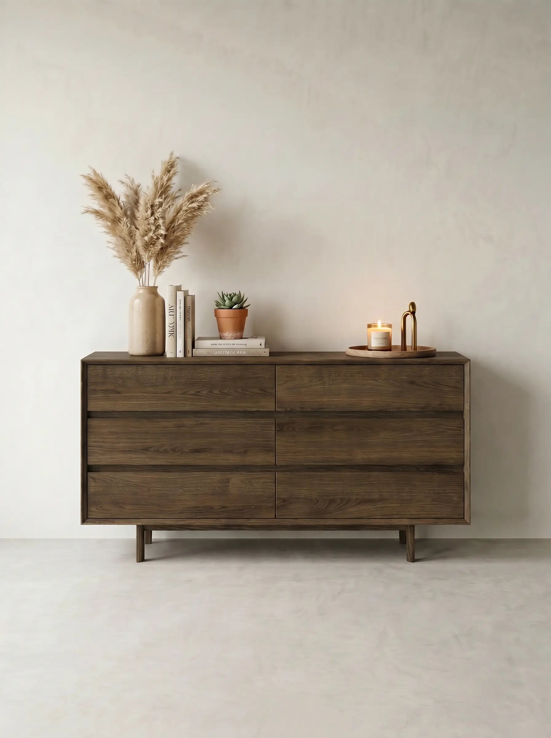 Veneto Italia Sideboards Discover Kodama Chest of Drawers – Natural Oak Storage Cabinet with Spacious Drawers