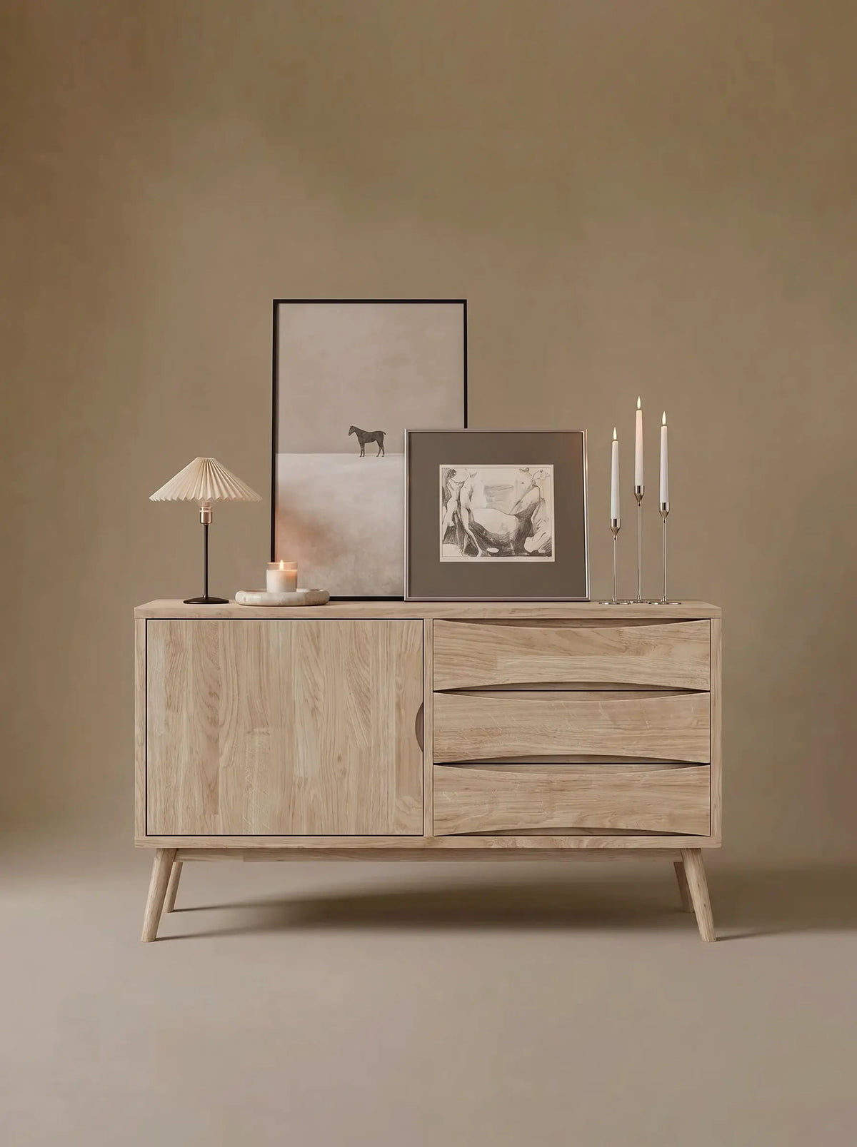 Veneto Italia Sideboards Erie One Door Sideboard