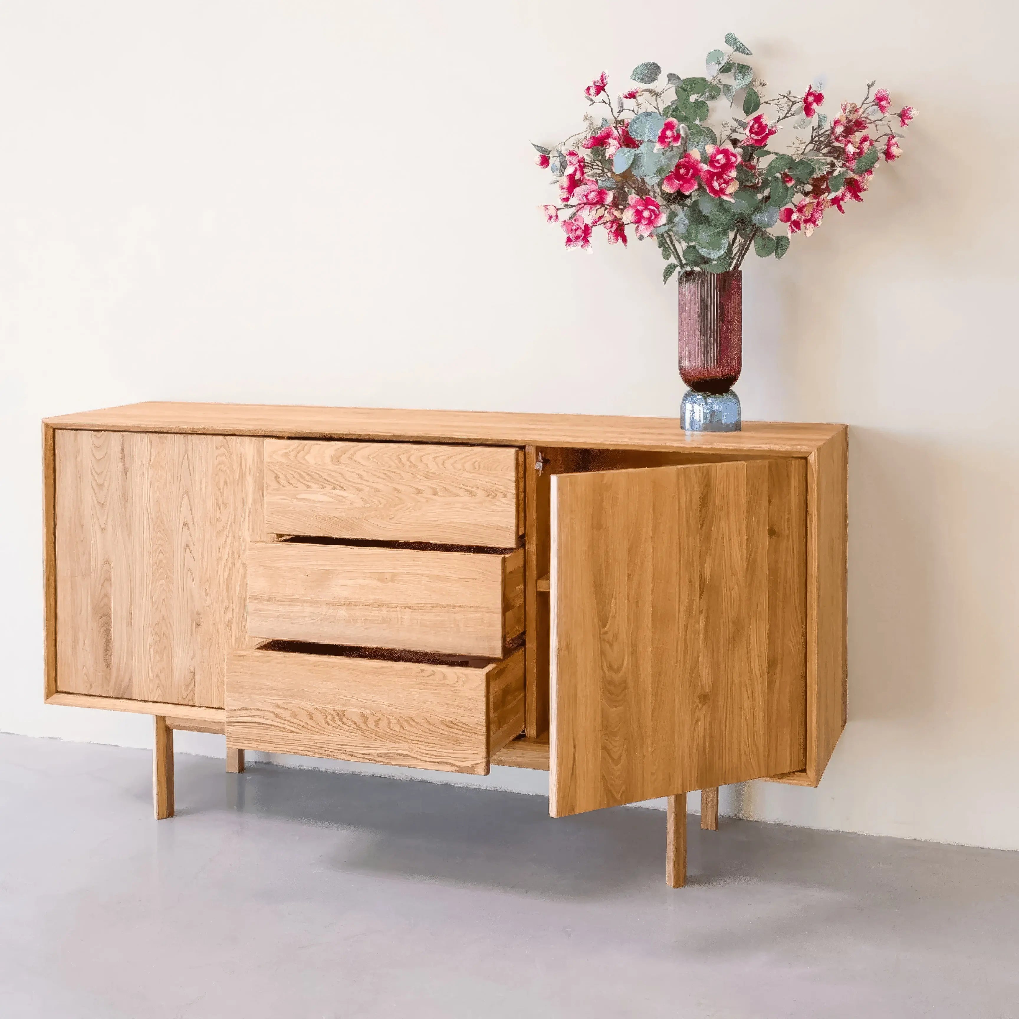 Veneto Italia Sideboards Kodama Sideboard 2 Doors 3 Drawers