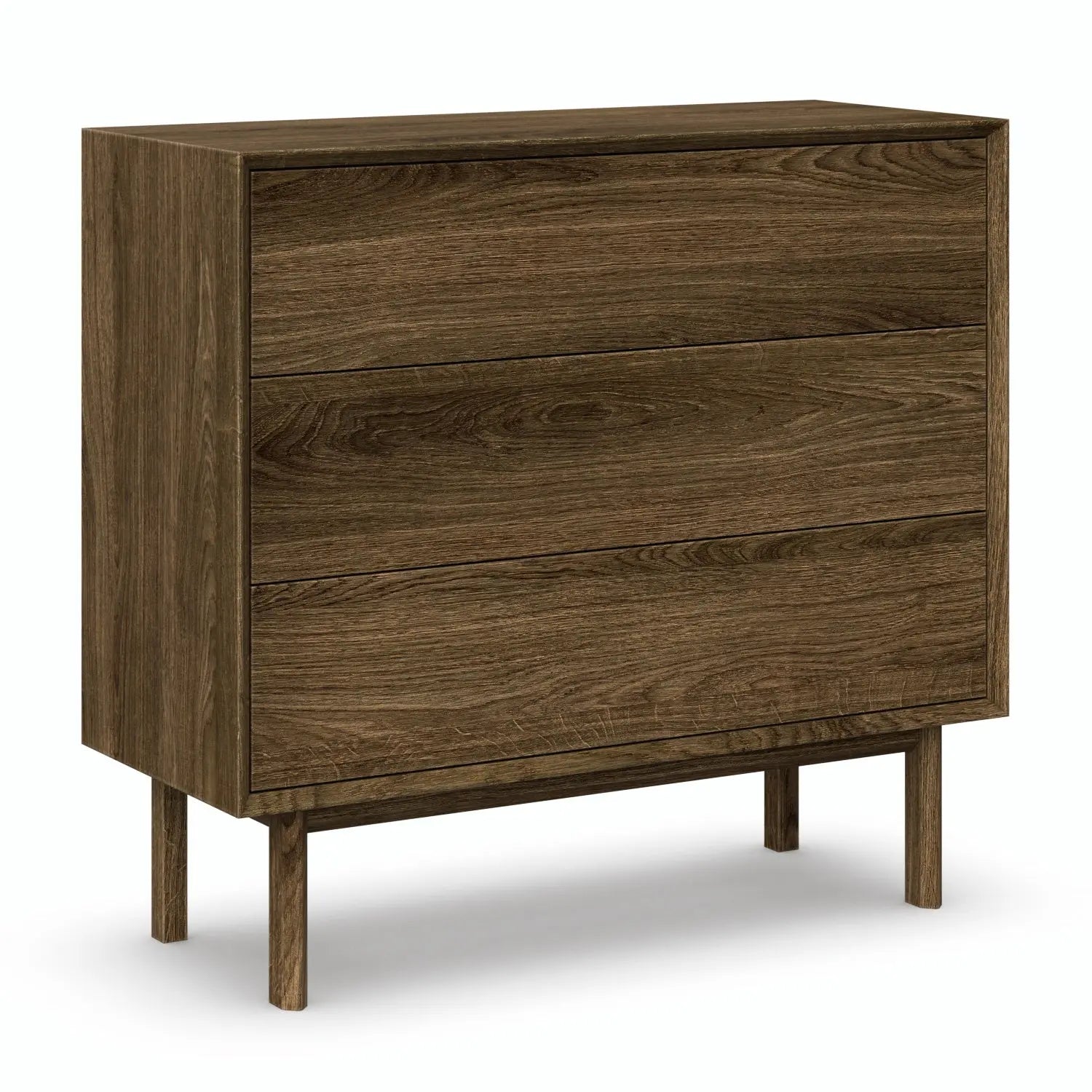 Veneto Italia Sideboards Kodama Sideboard Three Drawers – Minimalist Oak Cabinet