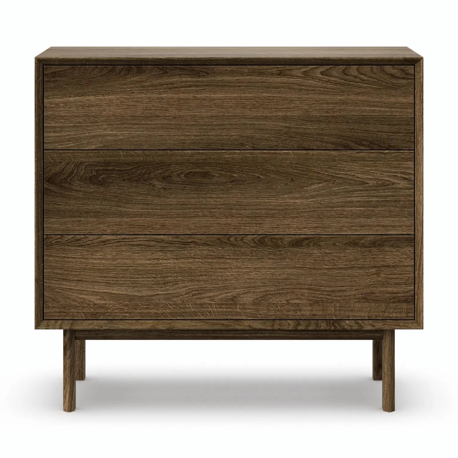 Veneto Italia Sideboards Kodama Sideboard Three Drawers – Minimalist Oak Cabinet