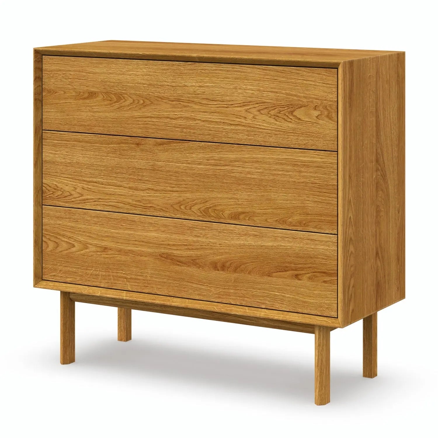 Veneto Italia Sideboards Kodama Sideboard Three Drawers – Minimalist Oak Cabinet