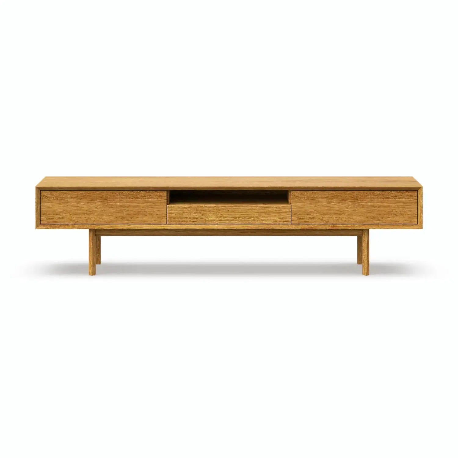 Veneto Italia TV Stands Kodama TV Stand – Modern Oak Centerpiece