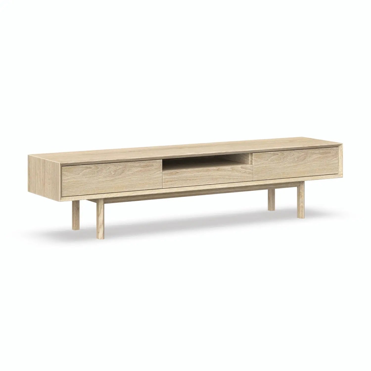 Veneto Italia TV Stands Kodama TV Stand – Modern Oak Centerpiece