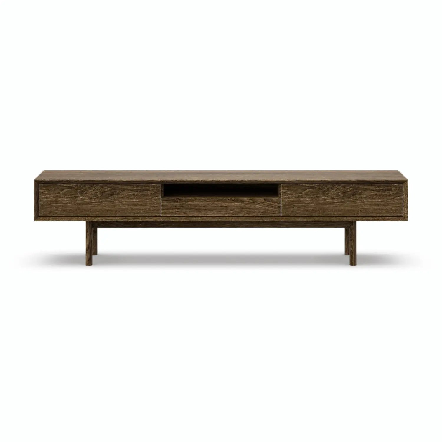 Veneto Italia TV Stands Kodama TV Stand – Modern Oak Centerpiece