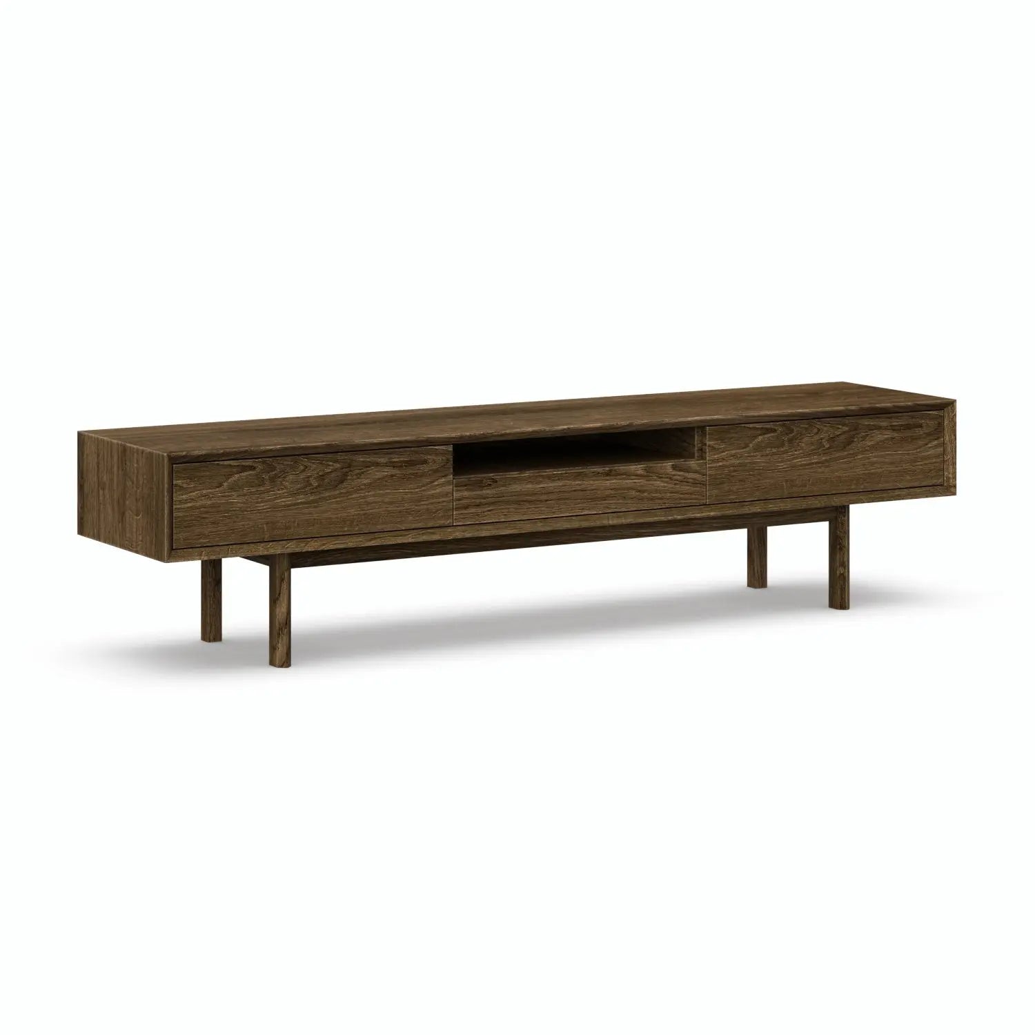 Veneto Italia TV Stands Kodama TV Stand – Modern Oak Centerpiece