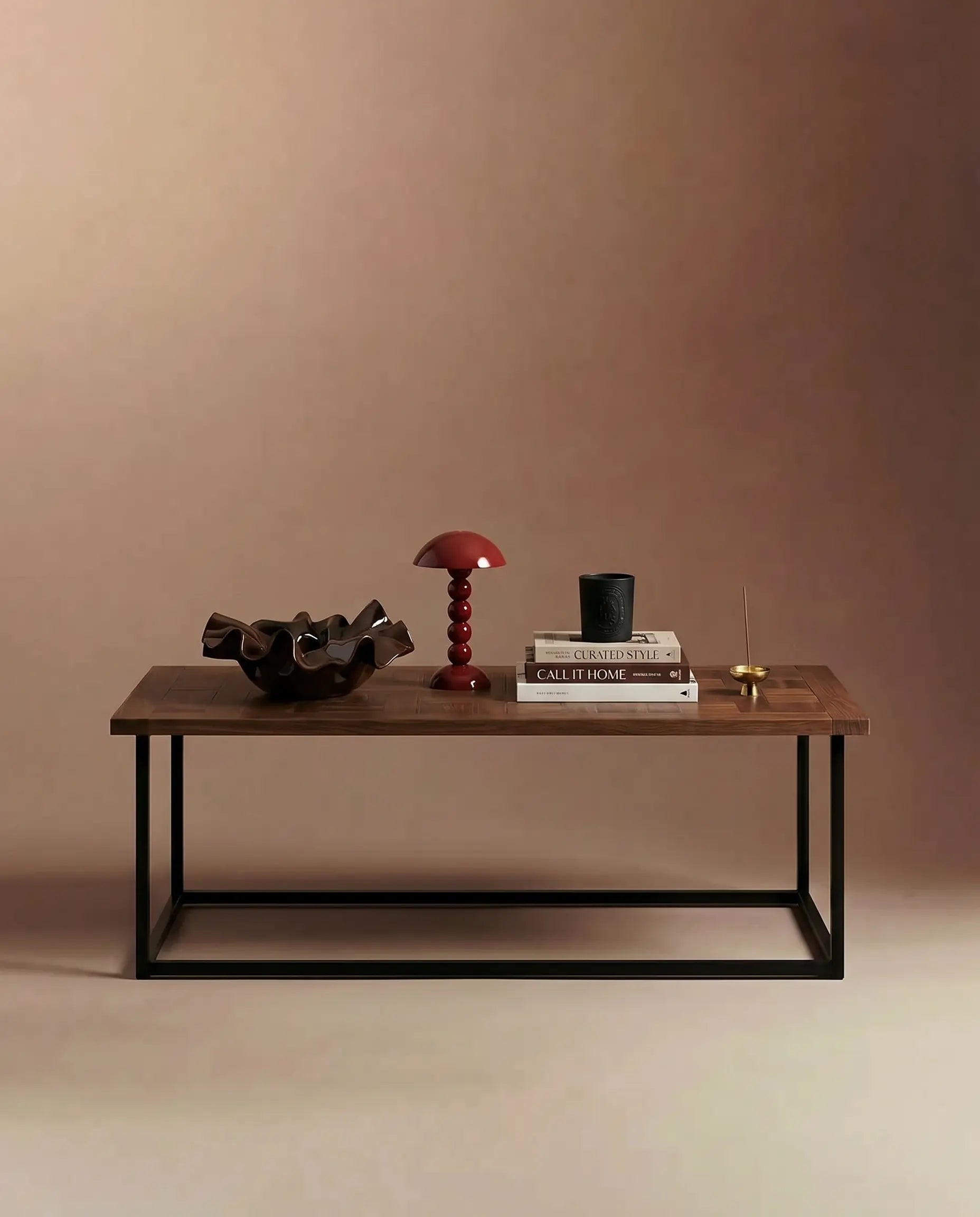 Veneto Italia Tables Biwa Minimalist Oak Coffee Table