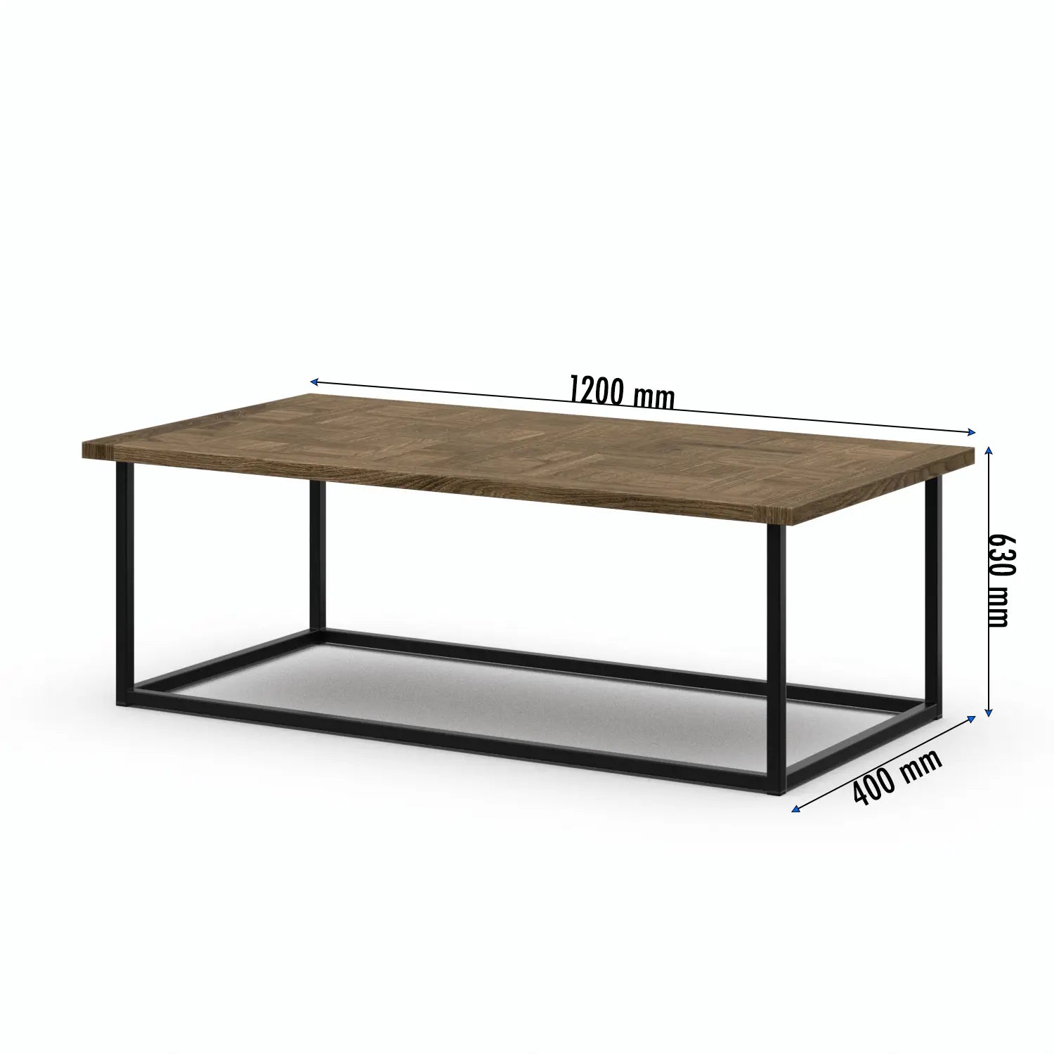 Veneto Italia Tables Biwa Minimalist Oak Coffee Table