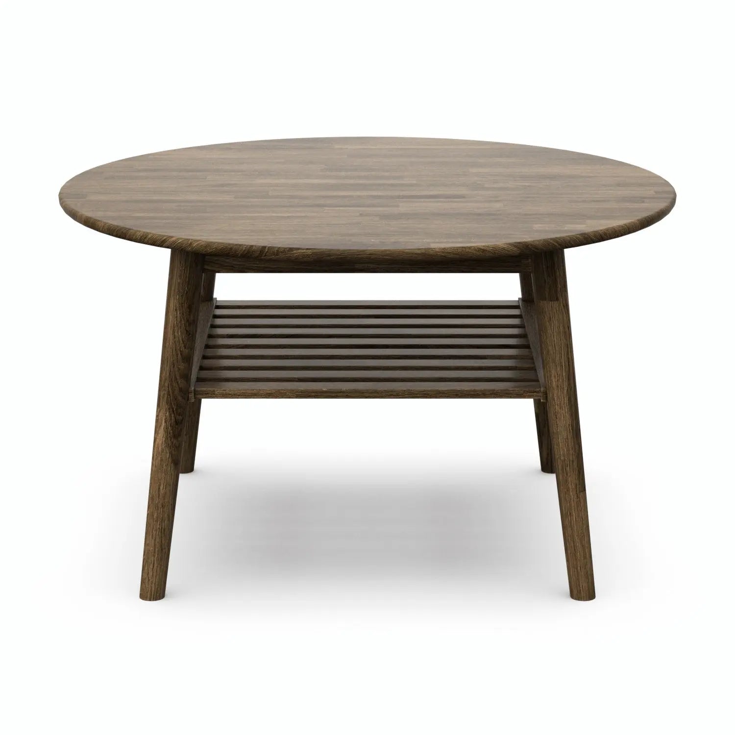 Veneto Italia Tables Erie Round Coffee Table with Shelf