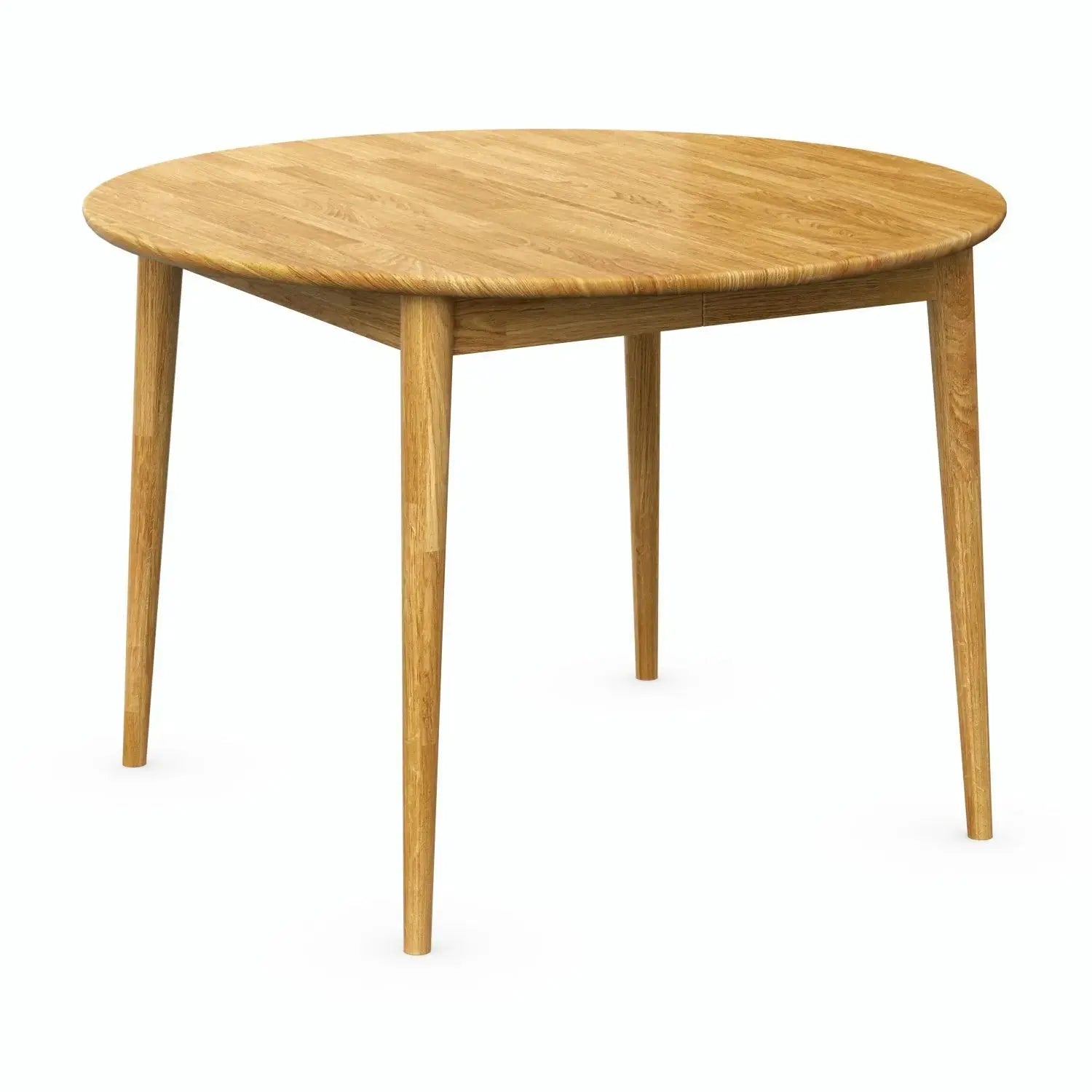 Veneto Italia Tables Erie round extendible dining table