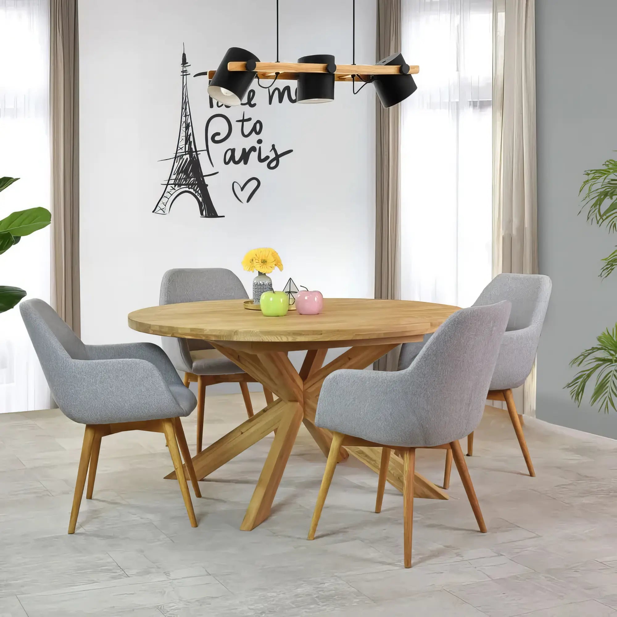 Veneto Italia Tables Laukaa Dining Table with midle Extension