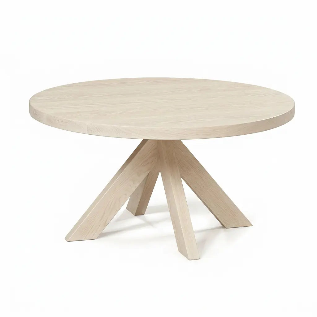 Laukaa coffee table — White oil oak finish, generated visualization